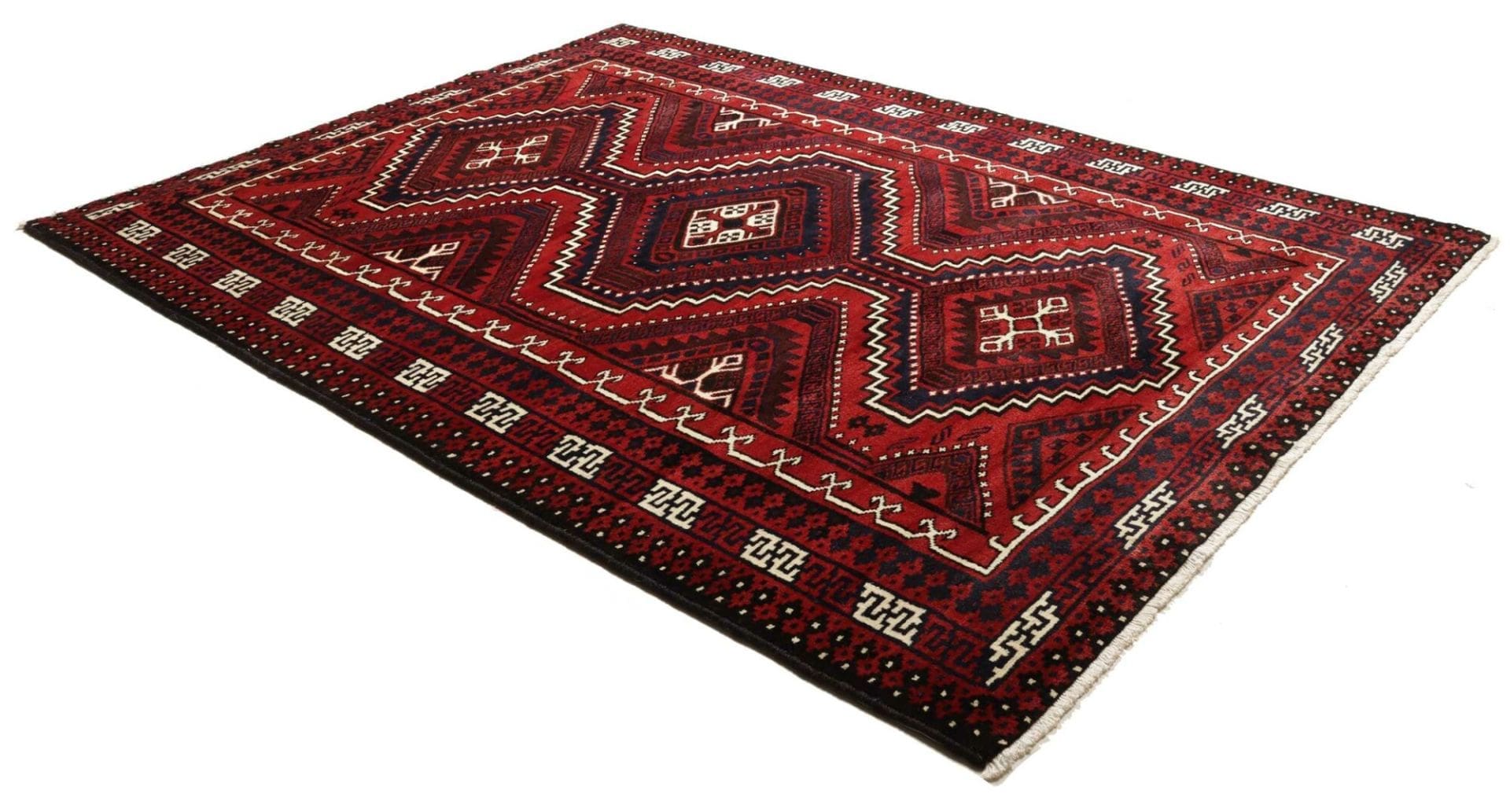 Loribaft Persian Rug 228 × 305 cm, Wool, hand-knotted