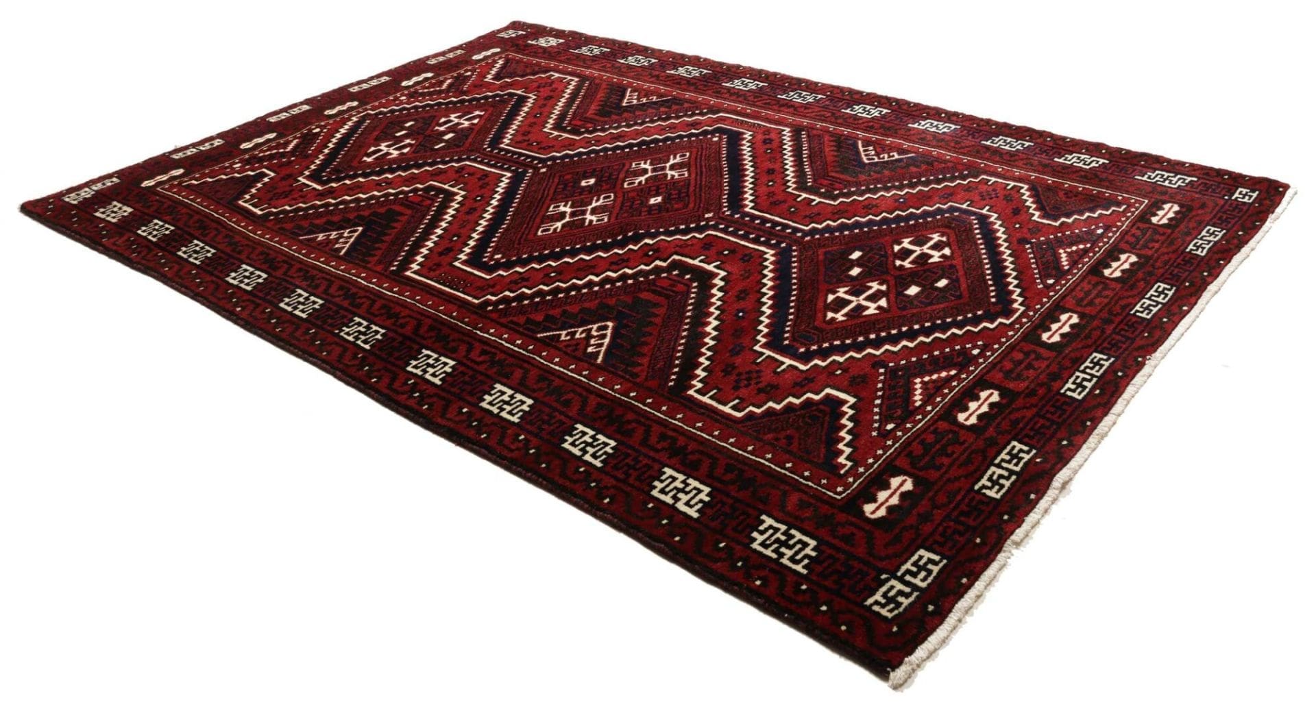 Loribaft Persian Rug — hand-knotted, 228 × 320 cm, Wool