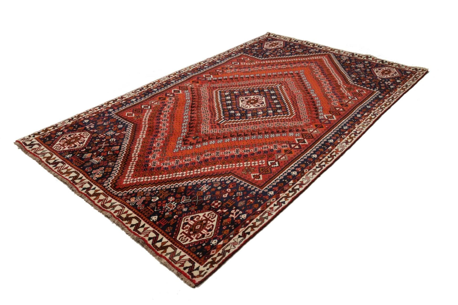 Shiraz Persian Rug — hand-knotted, 175 × 285 cm, Wool