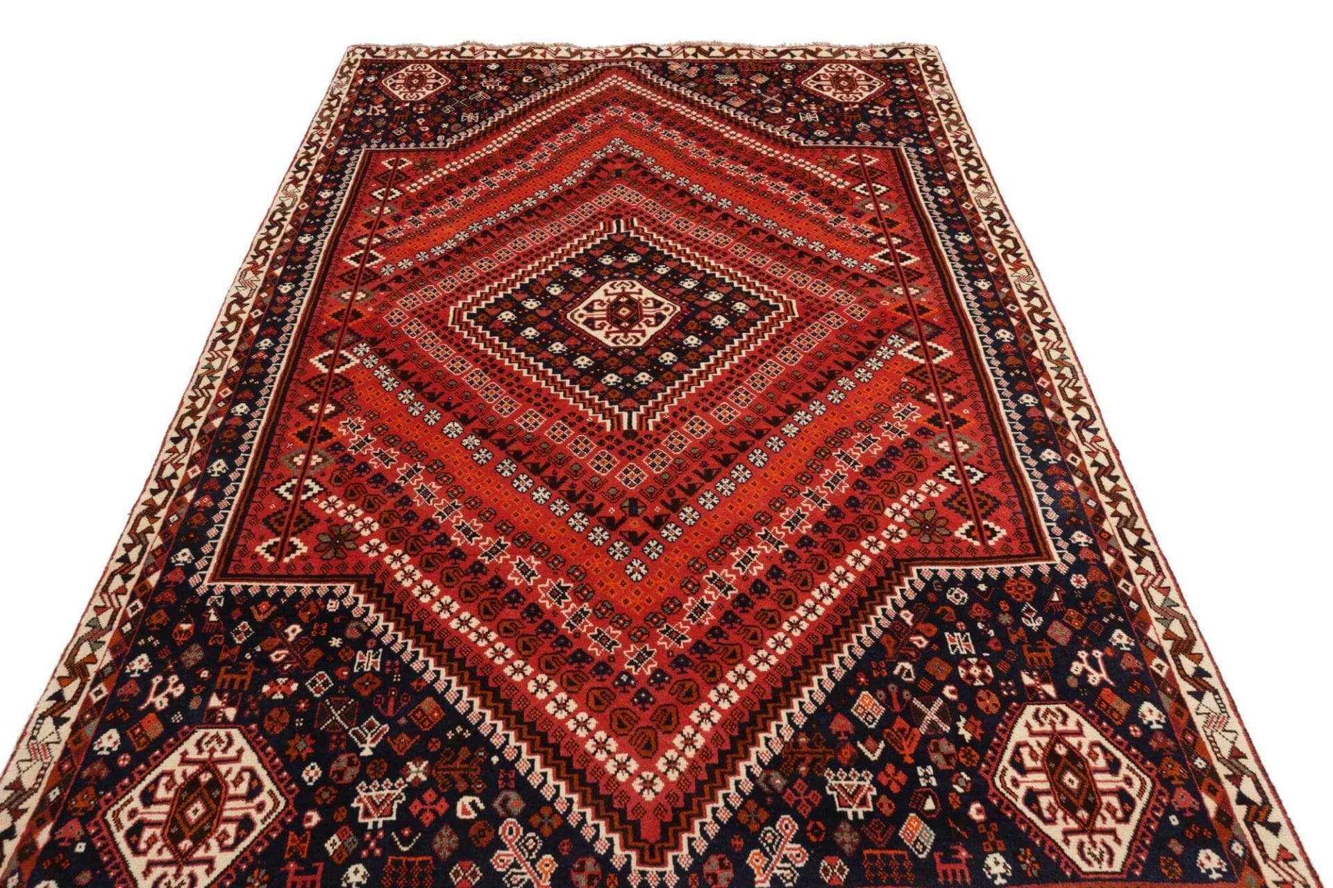 Shiraz Persian Rug — hand-knotted, 175 × 285 cm, Wool