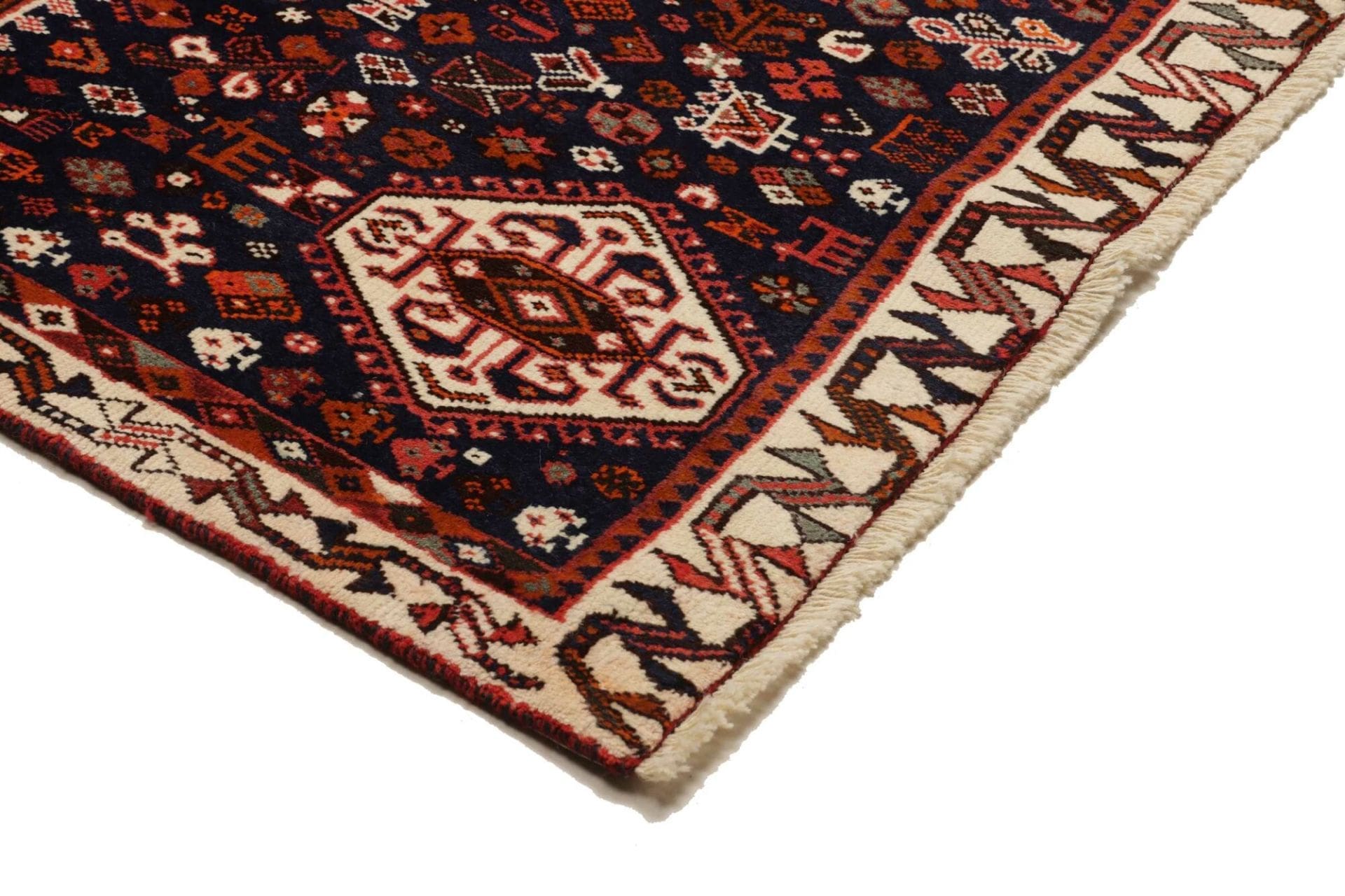 Shiraz Persian Rug — hand-knotted, 175 × 285 cm, Wool
