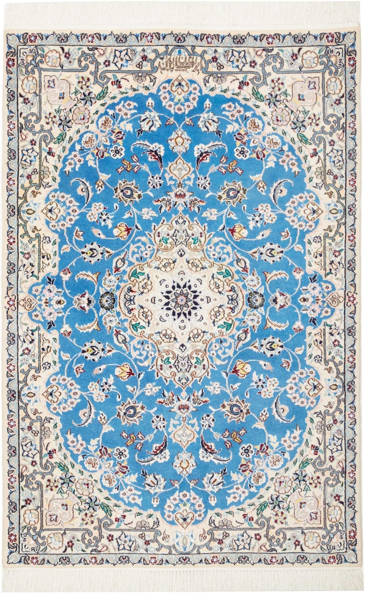 Nain Persian Rug — hand-knotted, 83 × 126 cm, Wool