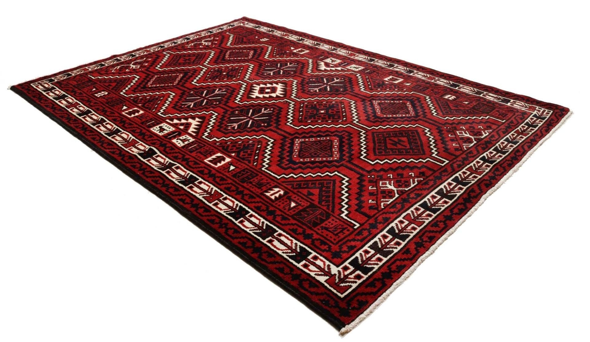 lori-orientteppich-229-x-306cm-geometrisches-muster-handgeknupft-2 Loribaft Persian Rug — hand-knotted, 229 × 306 cm, Wool