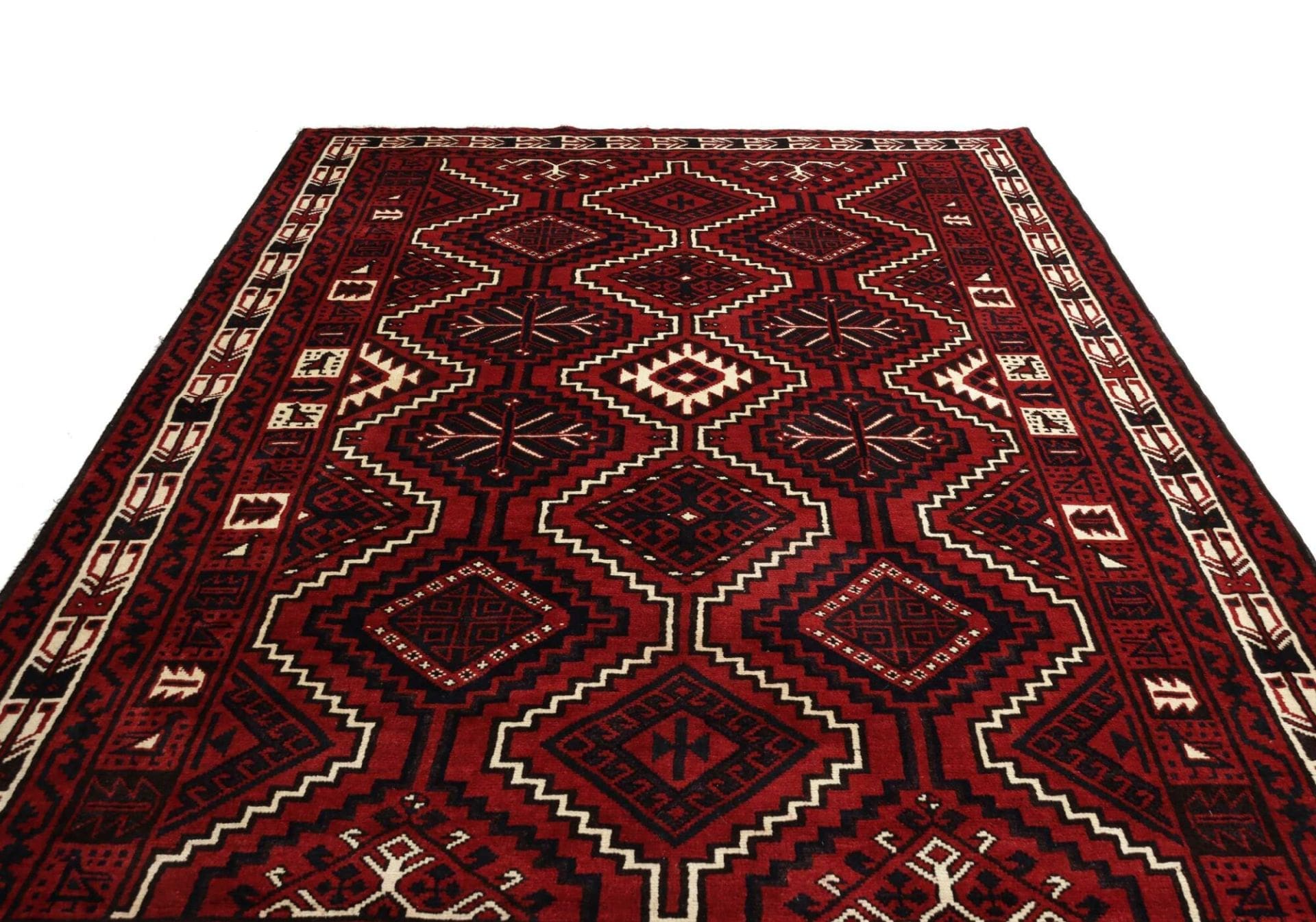 lori-orientteppich-229-x-306cm-geometrisches-muster-handgeknupft-3 Loribaft Persian Rug — hand-knotted, 229 × 306 cm, Wool