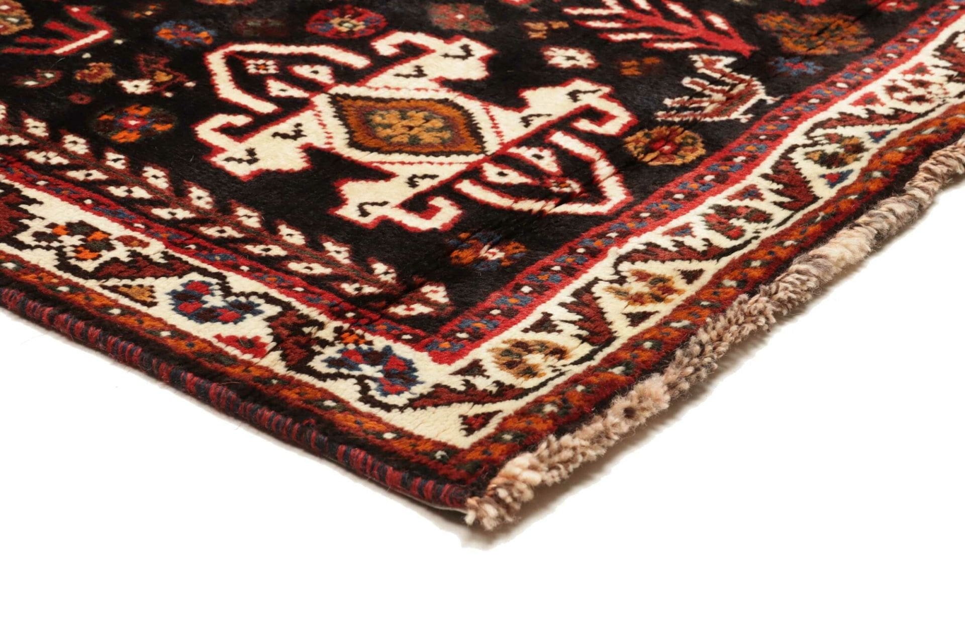 shiraz-orientteppich-178-x-262cm-geometrisches-muster-handgeknupft-4 Shiraz Persian Rug — hand-knotted, 178 × 262 cm, Wool