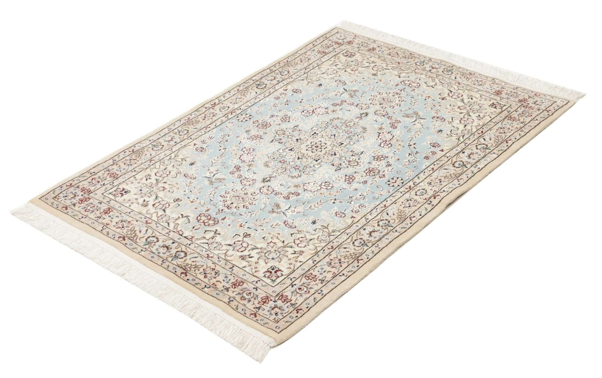 Hand-Knotted Wool Nain Persian Rug, 84 × 122 cm
