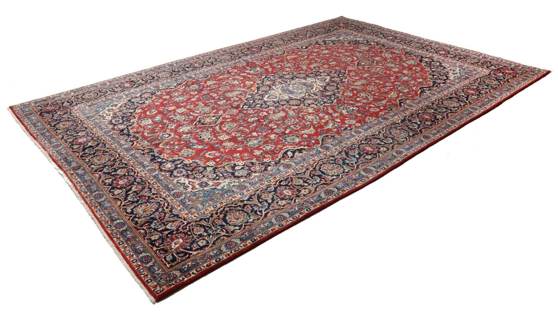 Kashan Persian Rug 258 × 380 cm, Wool, hand-knotted