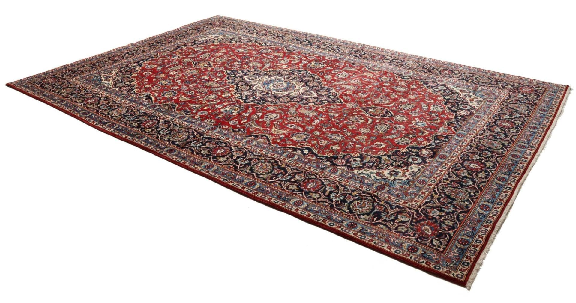 Kashan Persian Rug 258 × 380 cm, Wool, hand-knotted