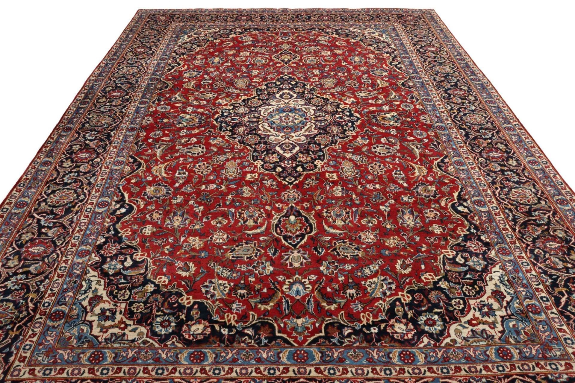 Kashan Persian Rug 258 × 380 cm, Wool, hand-knotted