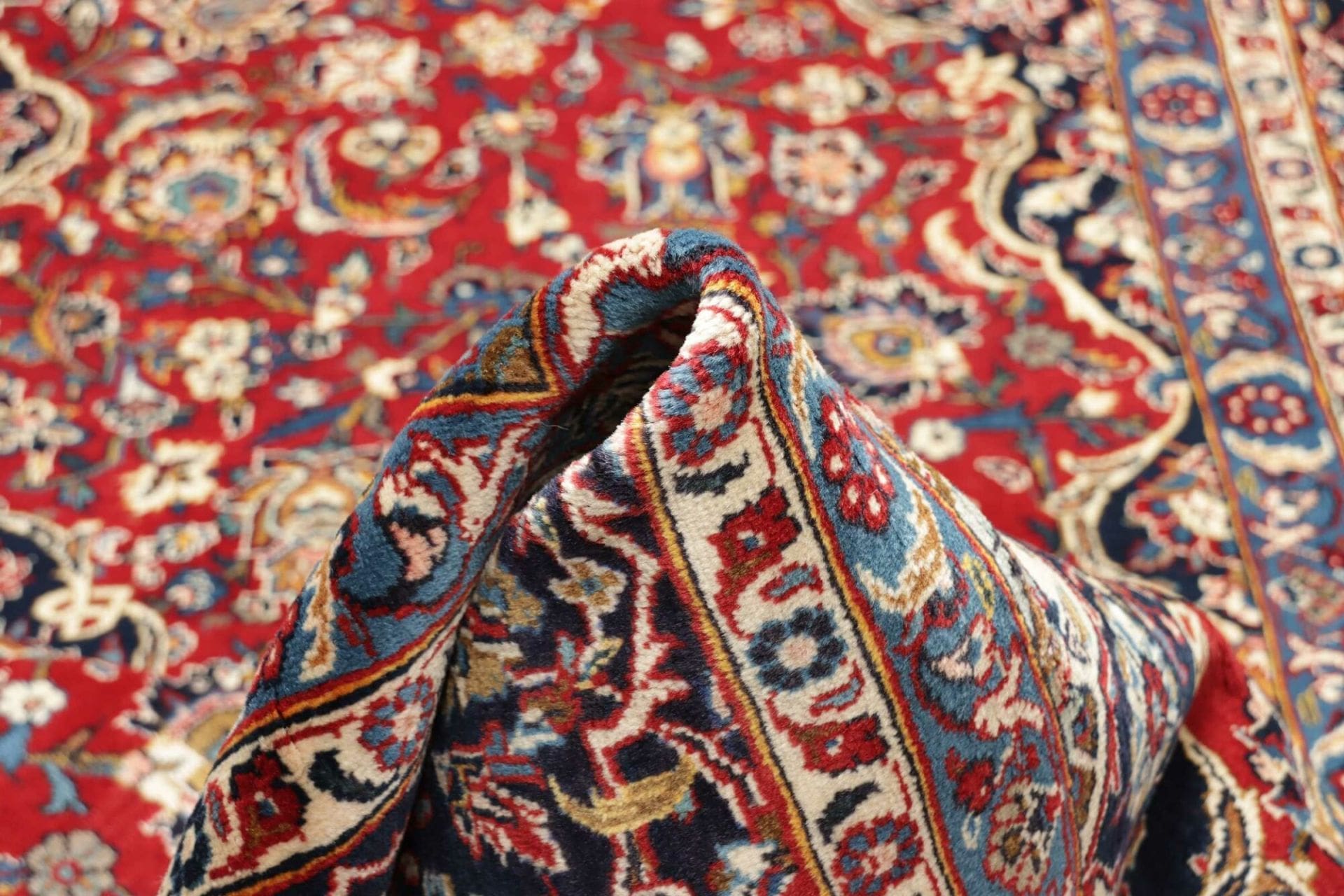 Kashan Persian Rug 258 × 380 cm, Wool, hand-knotted