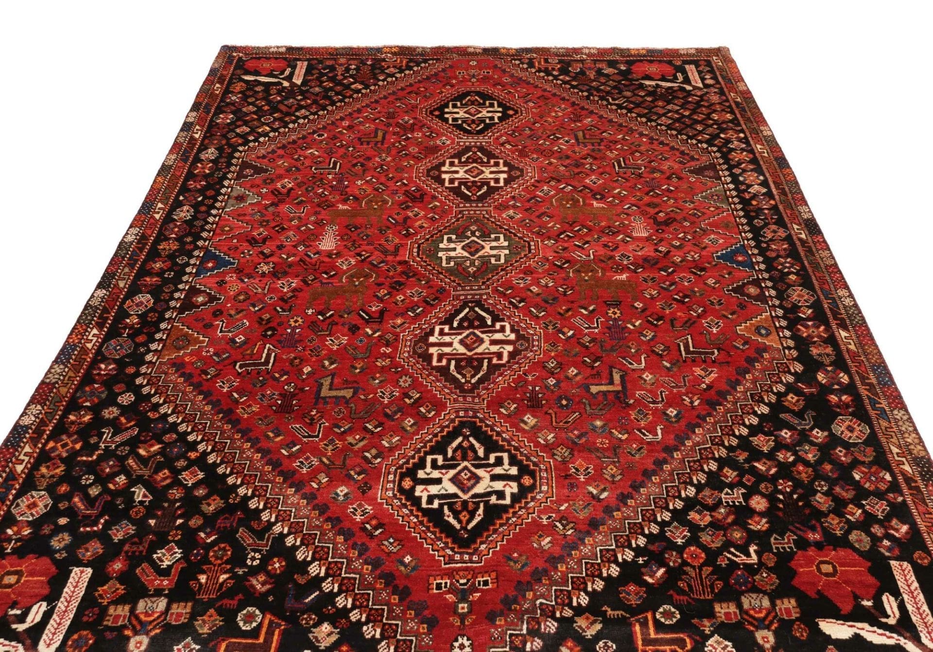 Shiraz Persian Rug 166 × 285 cm, Wool, hand-knotted