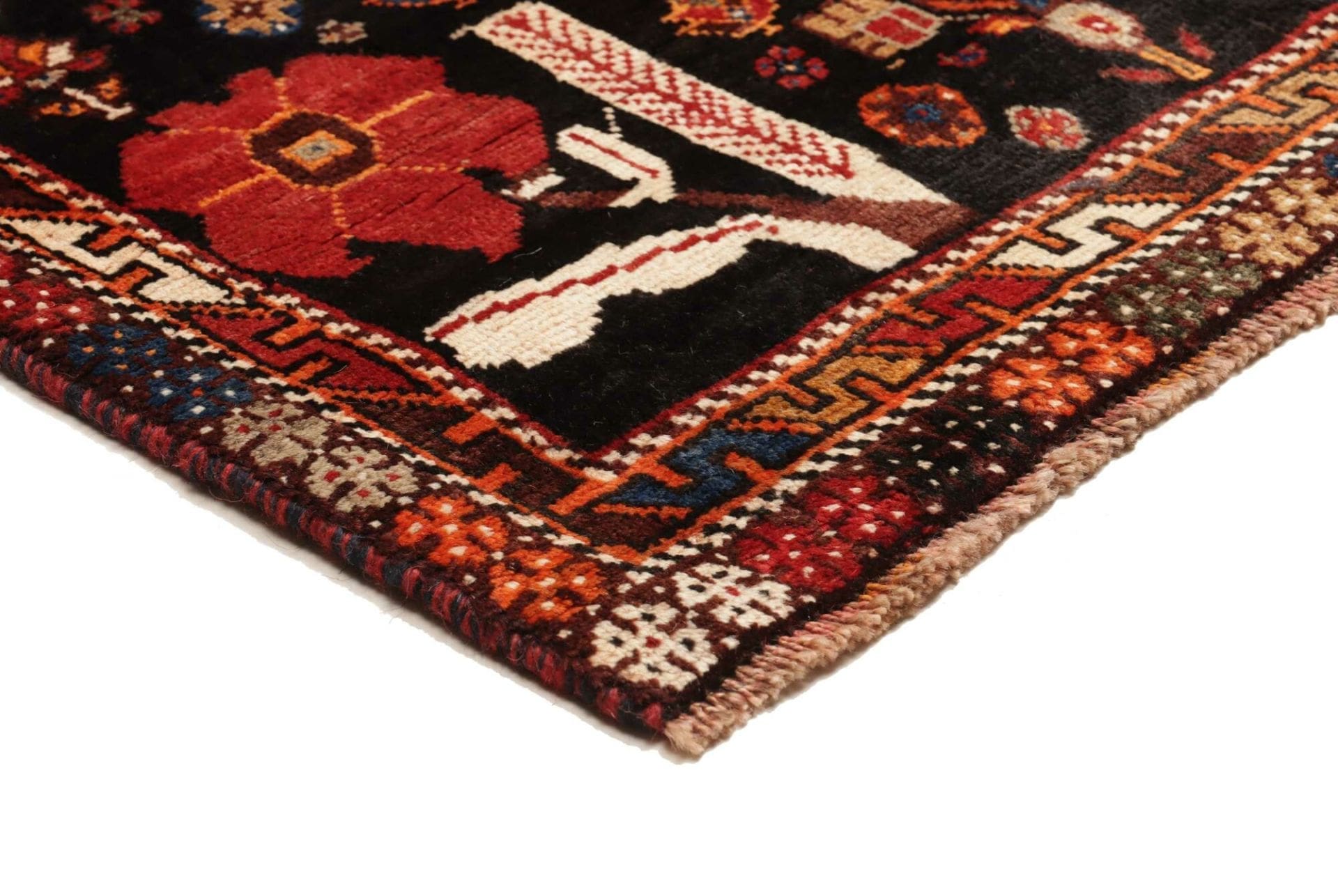 Shiraz Persian Rug 166 × 285 cm, Wool, hand-knotted