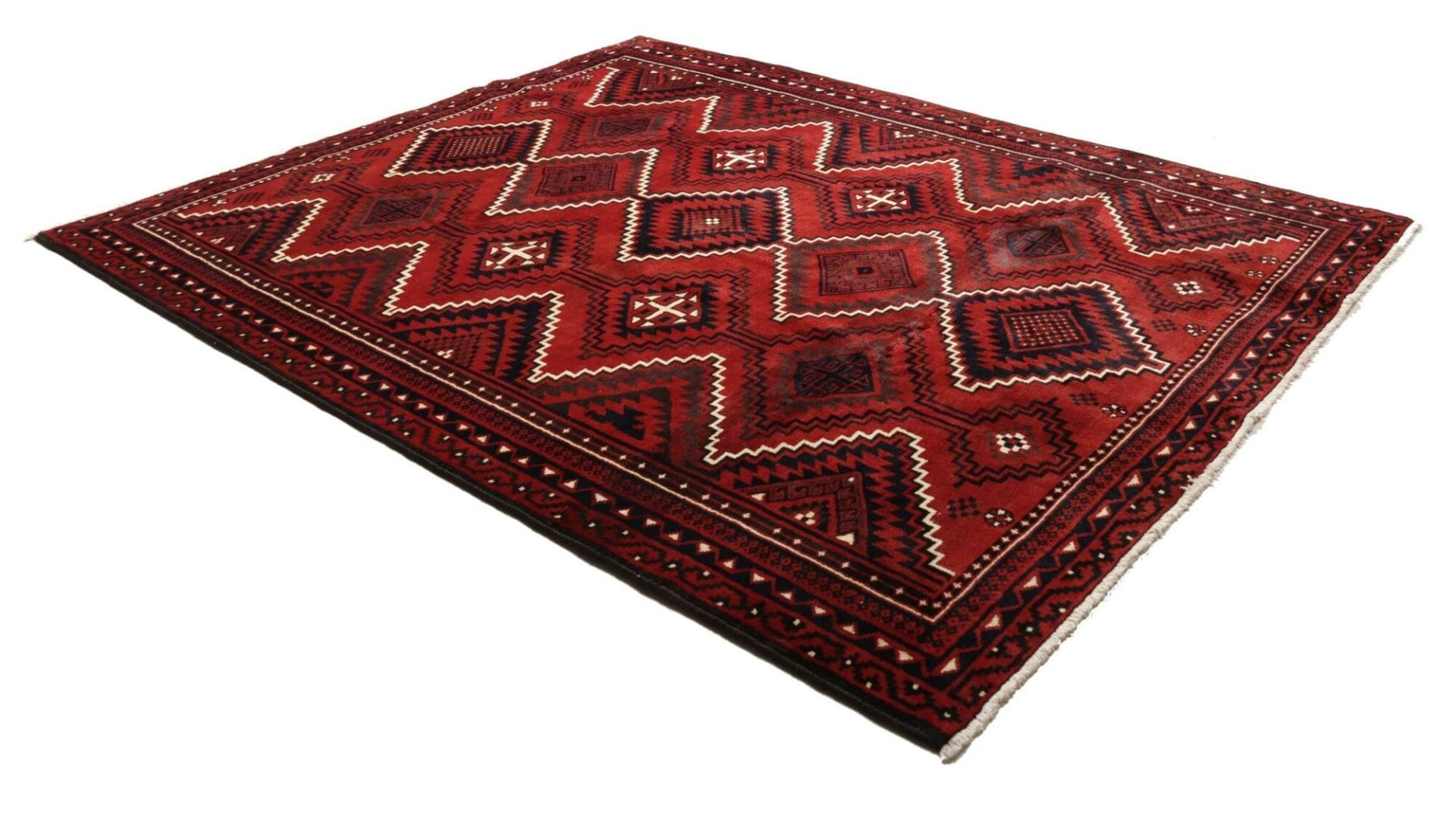 lori-orientteppich-240-x-290cm-geometrisches-muster-handgeknupft-2 Loribaft Persian Rug — hand-knotted, 240 × 290 cm, Wool