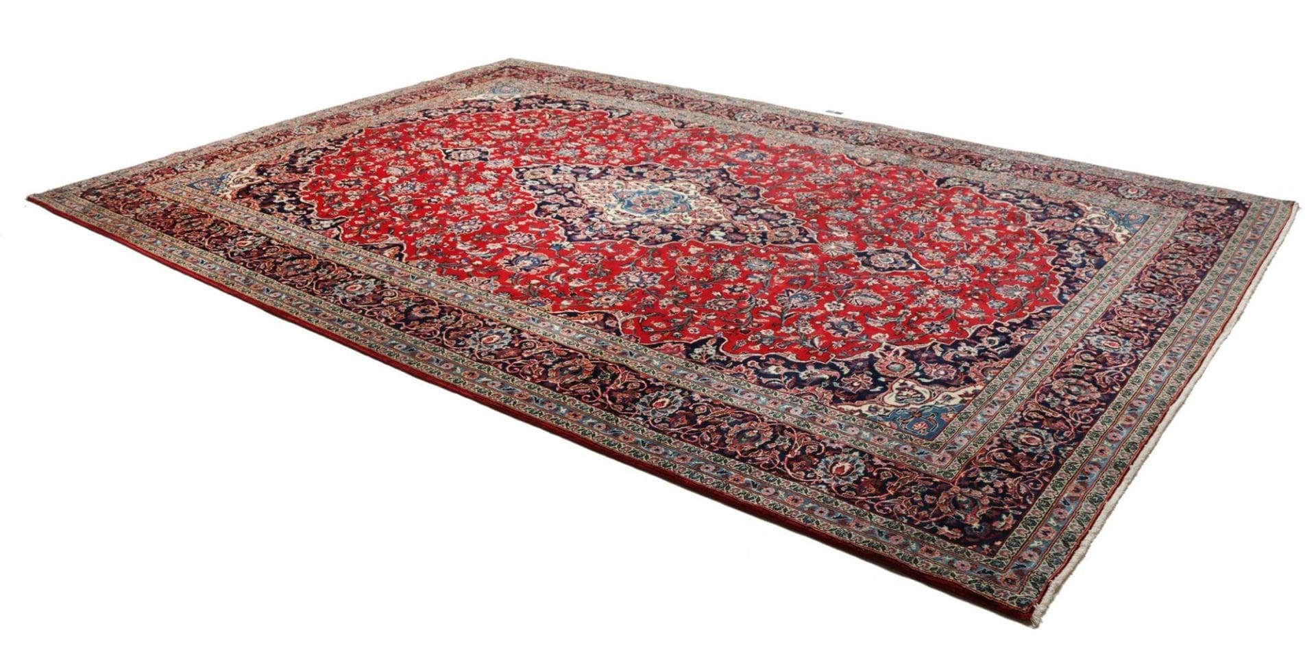 Kashan Persian Rug 259 × 386 cm, Wool, hand-knotted