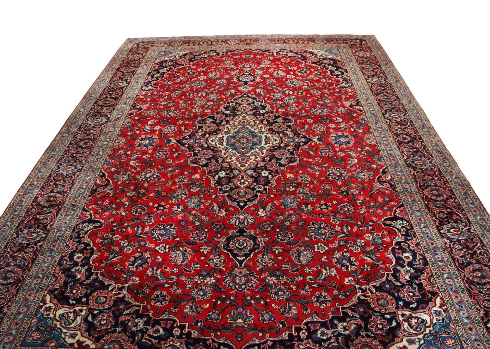 Kashan Persian Rug 259 × 386 cm, Wool, hand-knotted