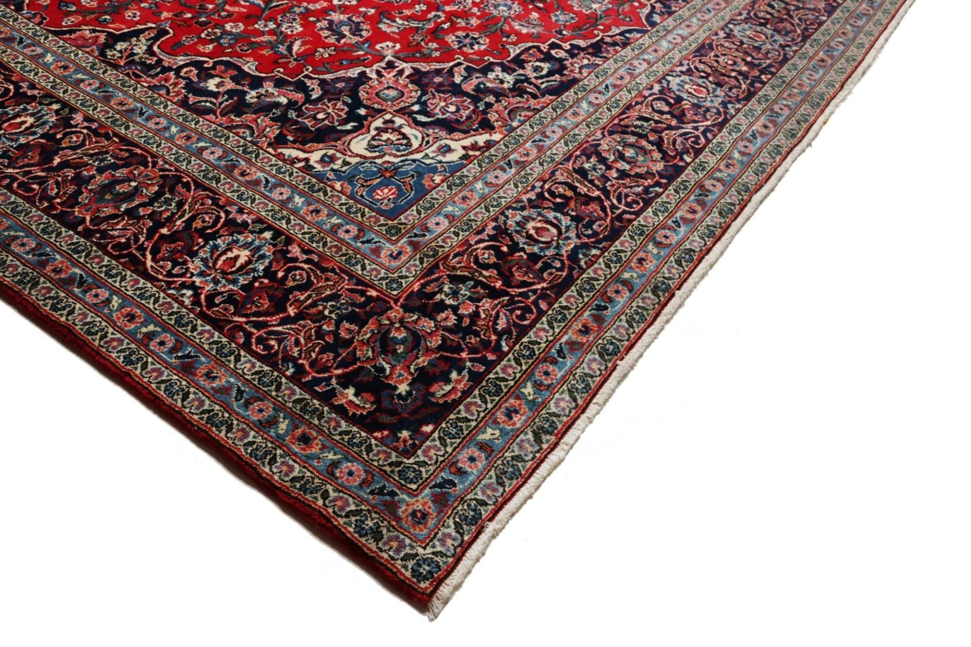 Kashan Persian Rug 259 × 386 cm, Wool, hand-knotted