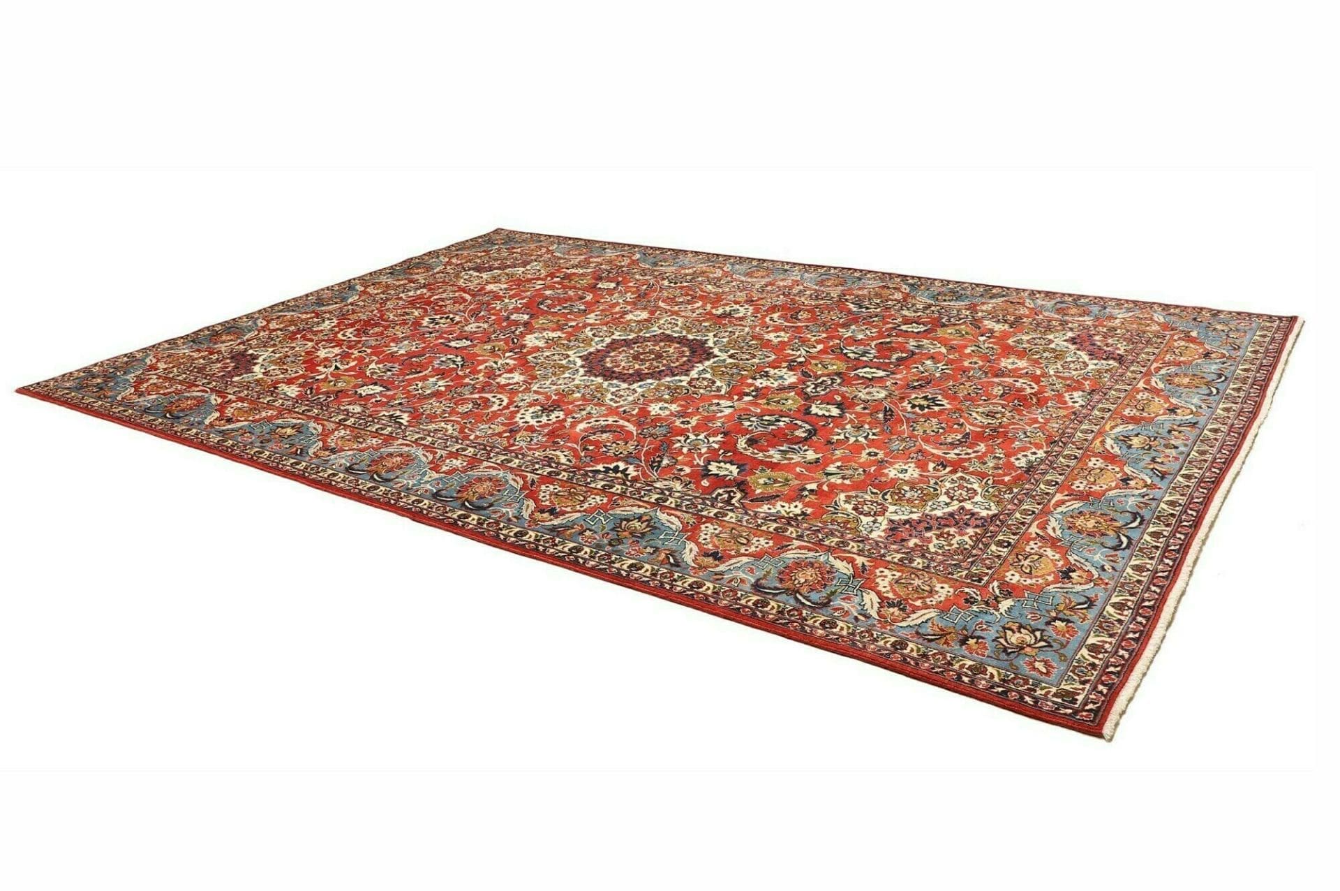najafabad-teppich-263-x-384cm-handgeknupft-florales-design-perserteppich-2 Persian Rug 263 × 384 cm, Wool, hand-knotted