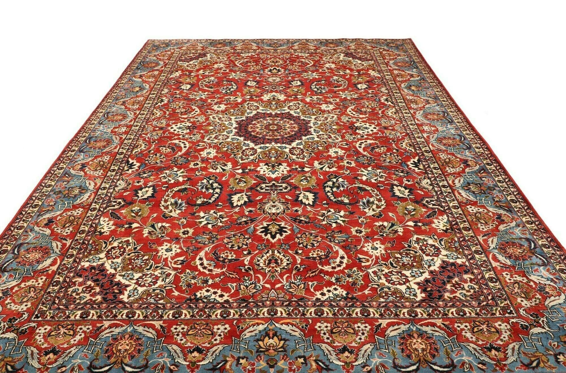najafabad-teppich-263-x-384cm-handgeknupft-florales-design-perserteppich-3 Persian Rug 263 × 384 cm, Wool, hand-knotted