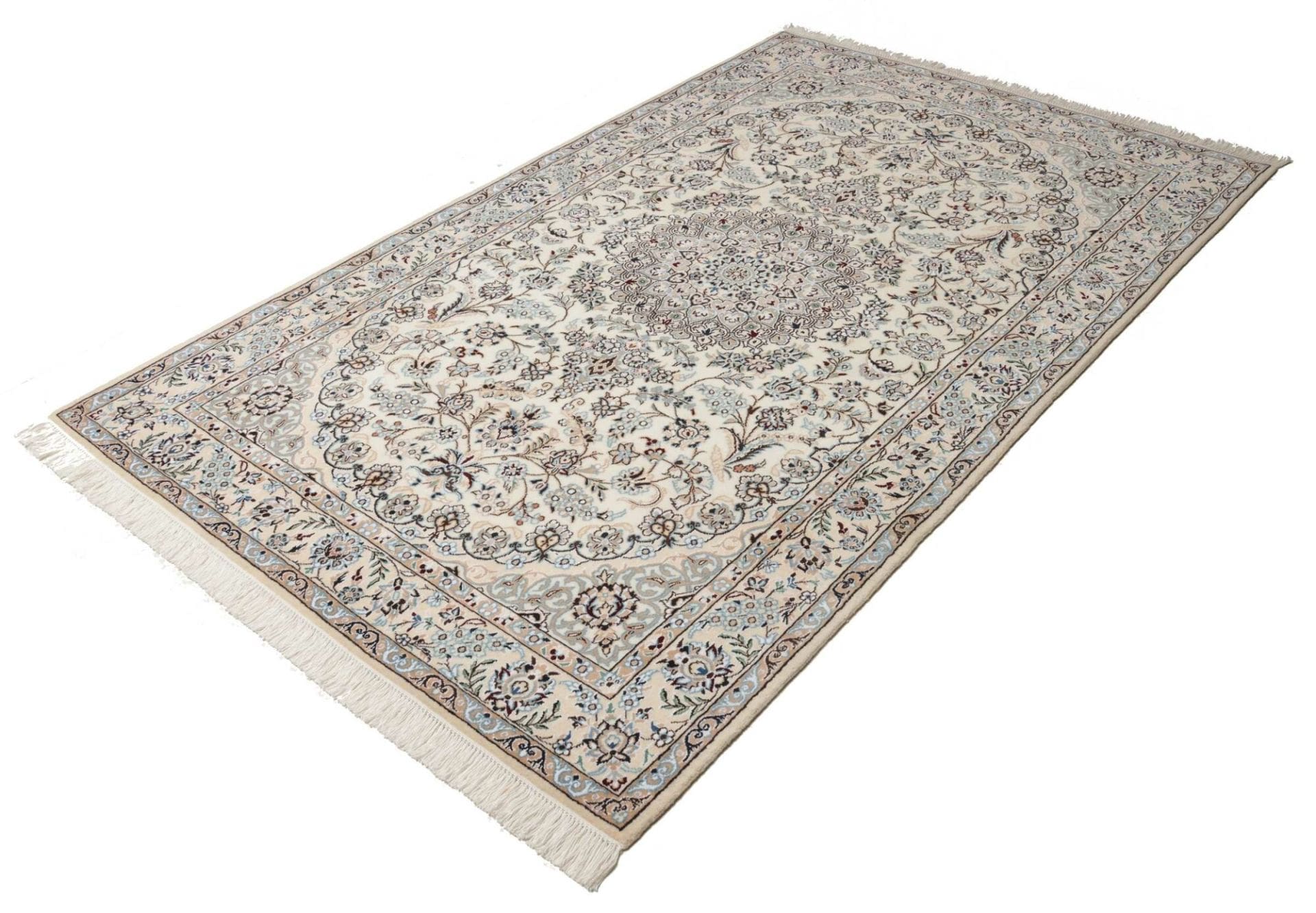 nain-138-x-225cm-perserteppich-florale-muster-handgeknupft-1 Nain Persian Rug 138 × 225 cm, Wool, hand-knotted