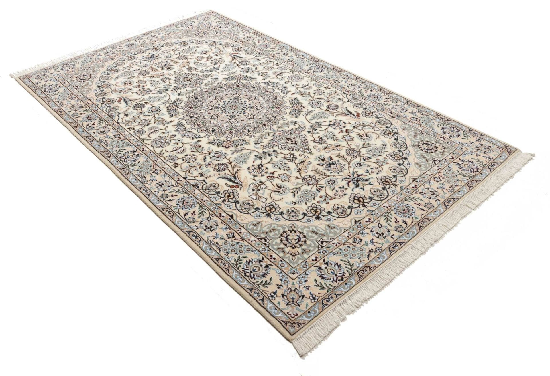 nain-138-x-225cm-perserteppich-florale-muster-handgeknupft-2 Nain Persian Rug 138 × 225 cm, Wool, hand-knotted
