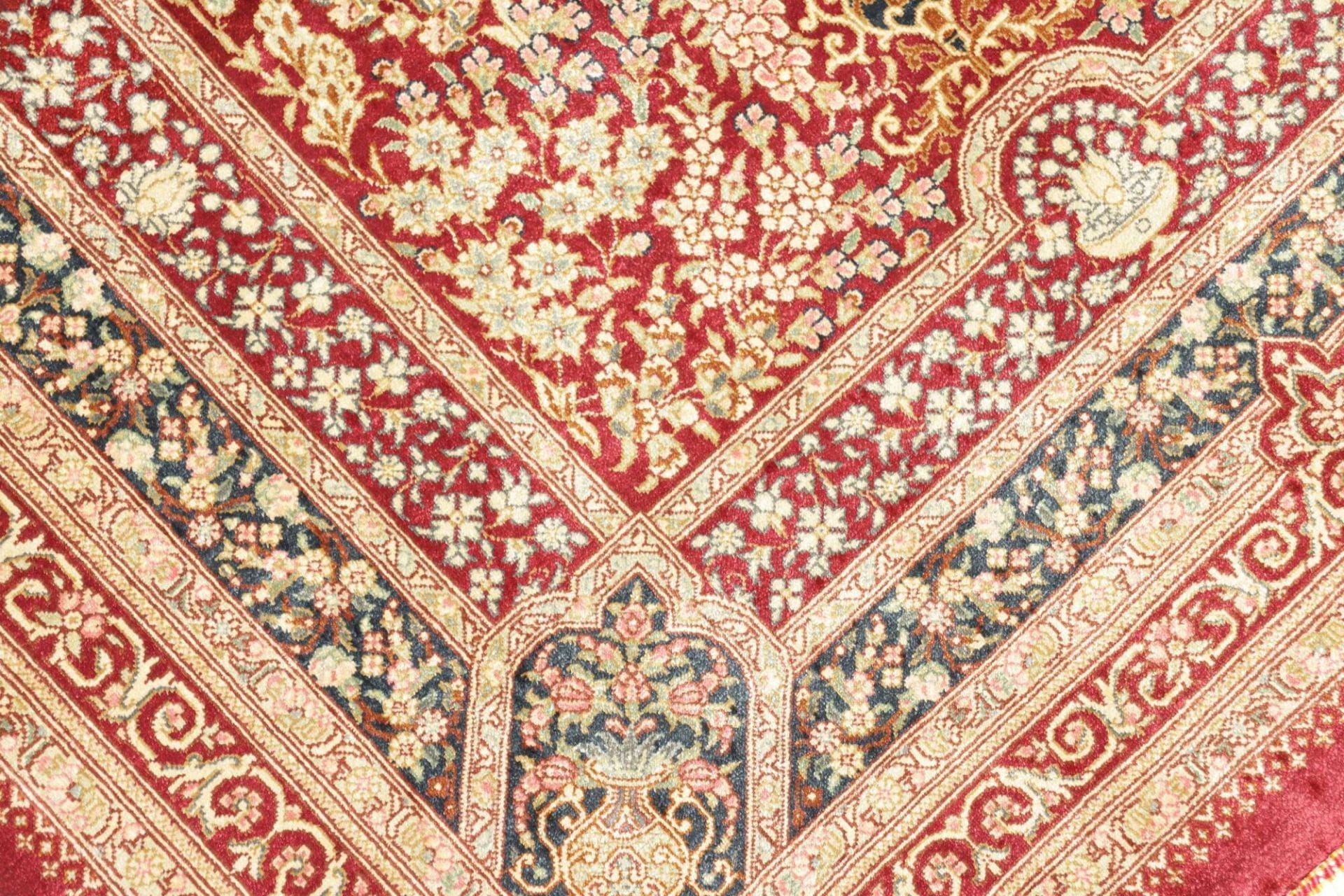 Qom Persian Rug 83 × 117 cm, Silk, hand-knotted