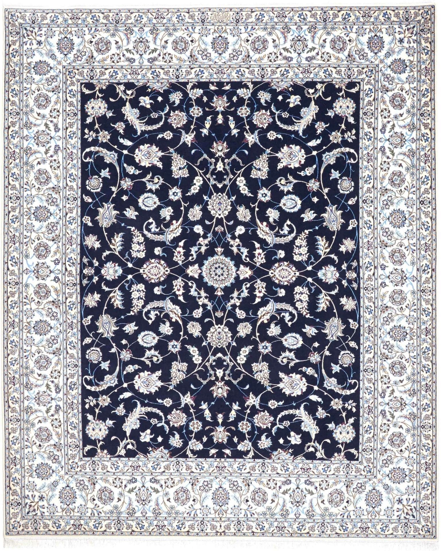 Nain Persian Rug 209 × 252 cm, Wool, hand-knotted