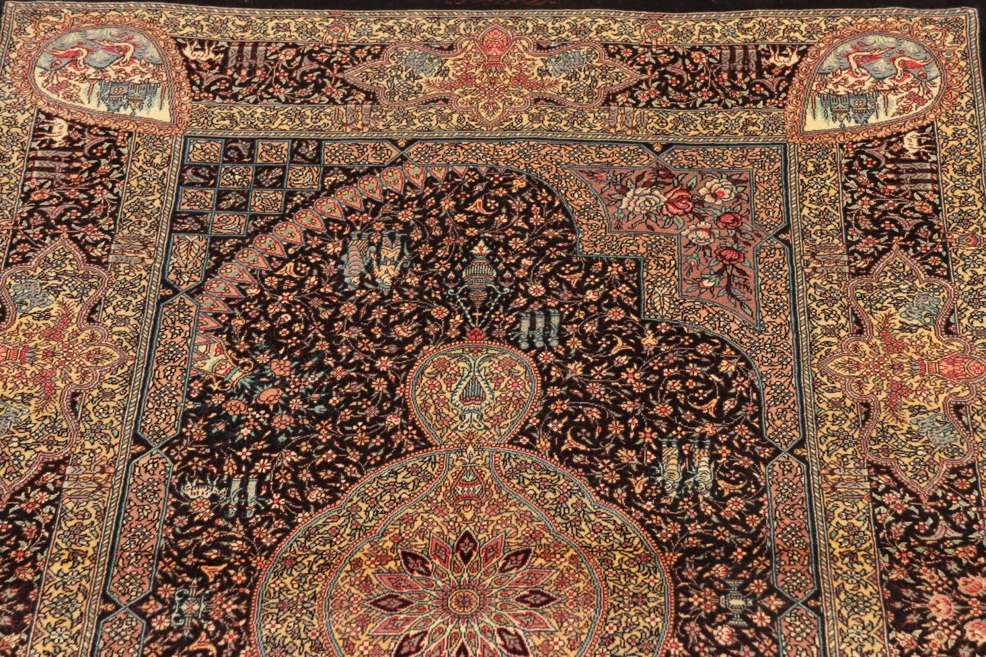 ghom-teppich-83-x-122-cm-seide-handgeknupft-perserteppich-7 Qom Persian Rug — hand-knotted, 83 × 122 cm, Silk