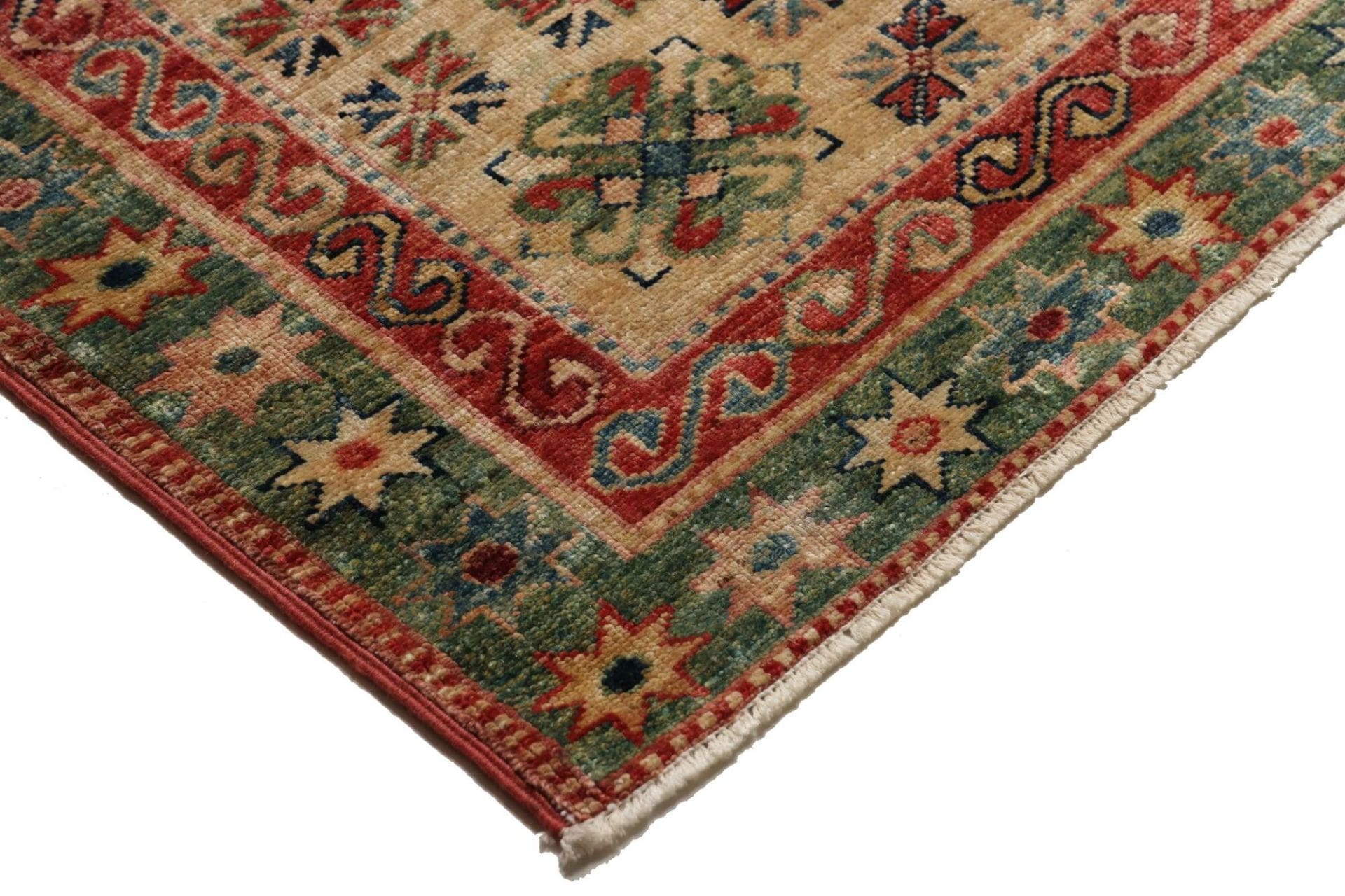 Hand-Knotted Wool Kazak Pakistani Rug, 281 × 374 cm