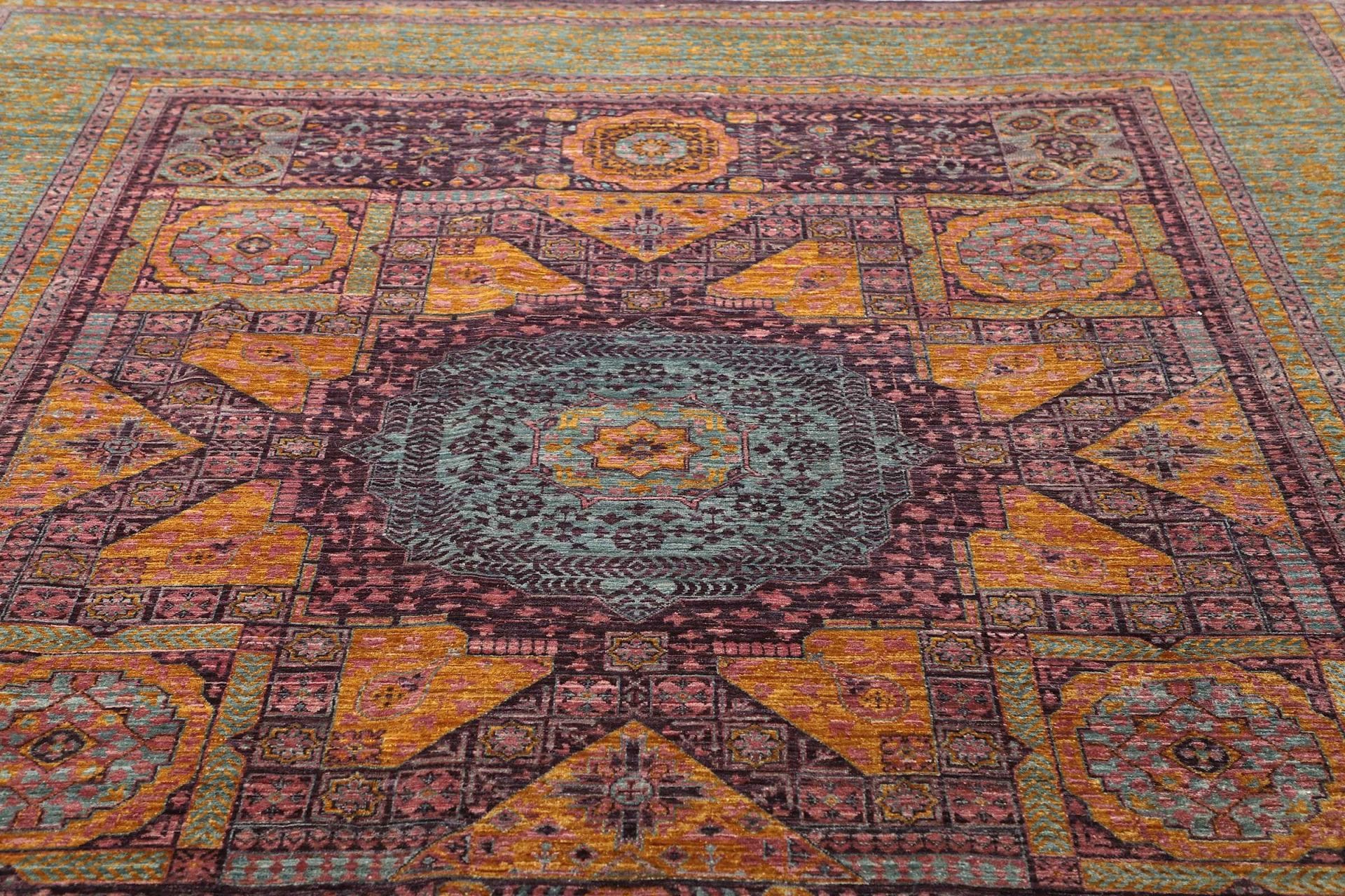Mamluk Pakistani Rug — hand-knotted, 250 × 300 cm, Wool
