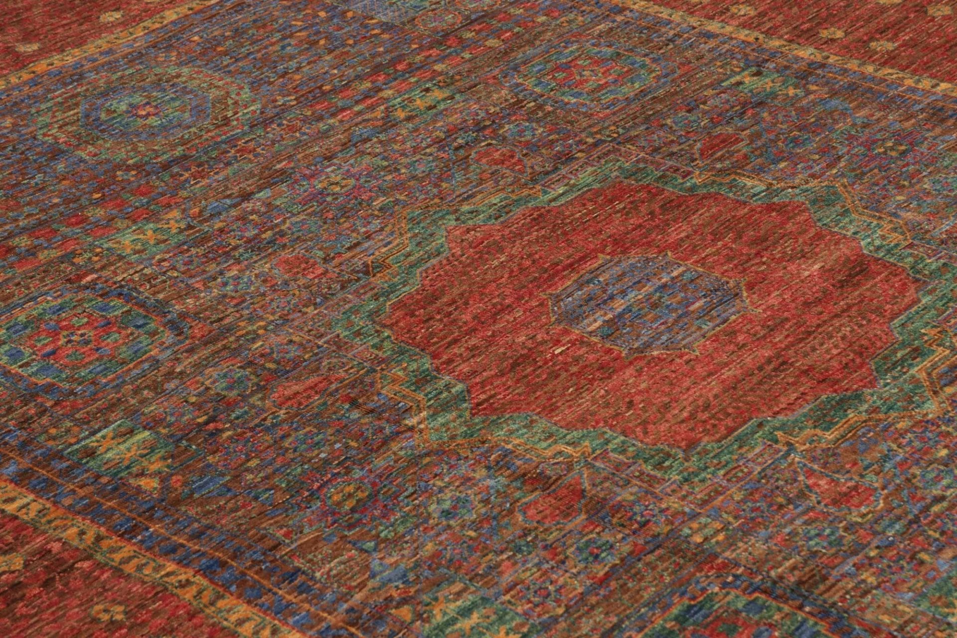 Mamluk Pakistani Rug 180 × 235 cm, Wool, hand-knotted