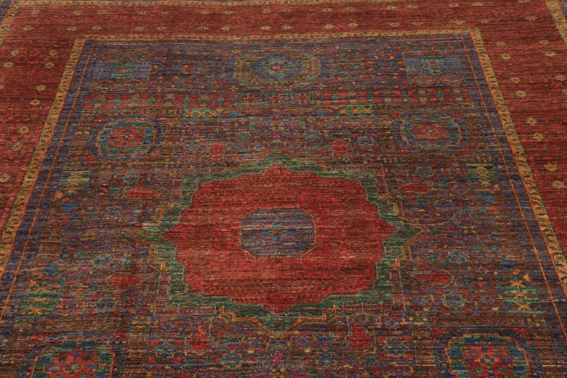 Mamluk Pakistani Rug 180 × 235 cm, Wool, hand-knotted
