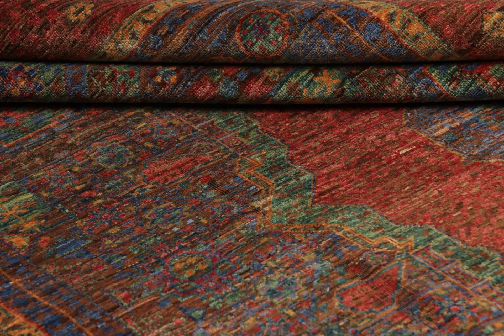 Mamluk Pakistani Rug 180 × 235 cm, Wool, hand-knotted
