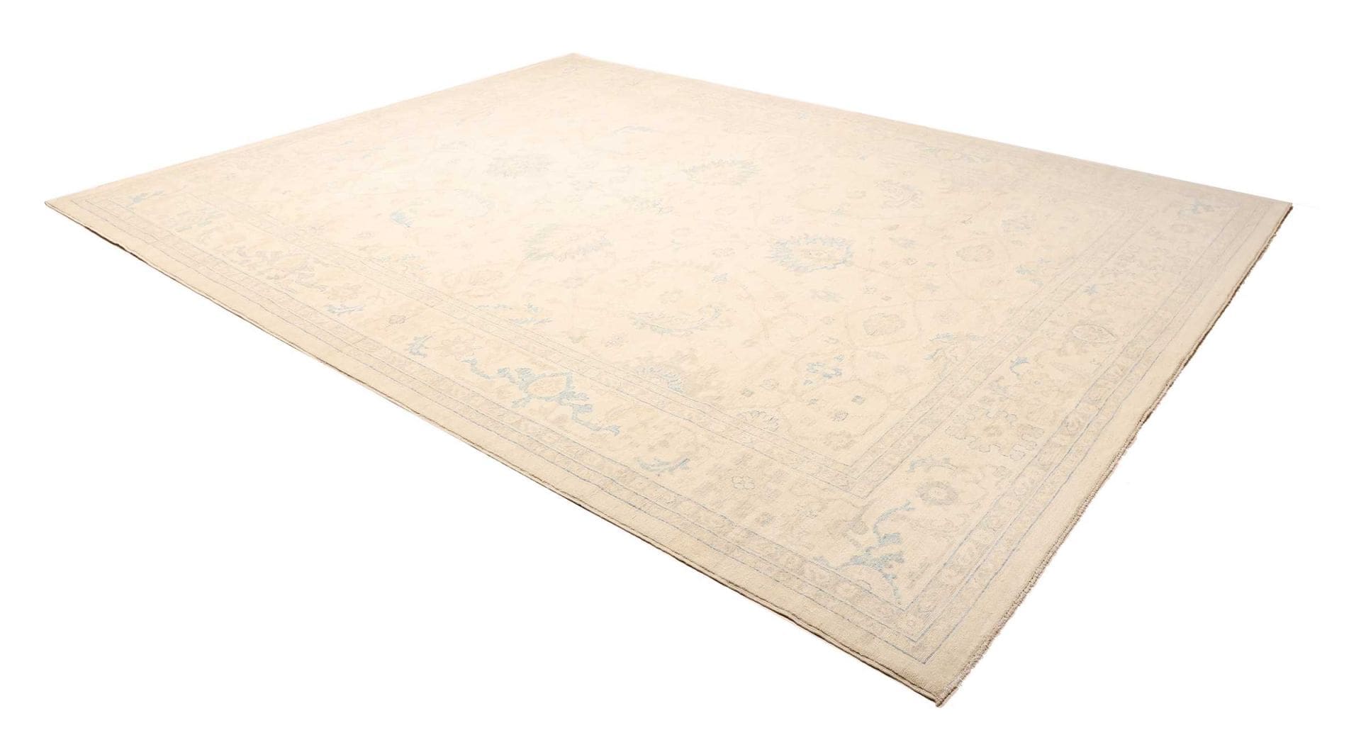 Hand-Knotted Wool Ziegler Pakistani Rug, 279 × 365 cm