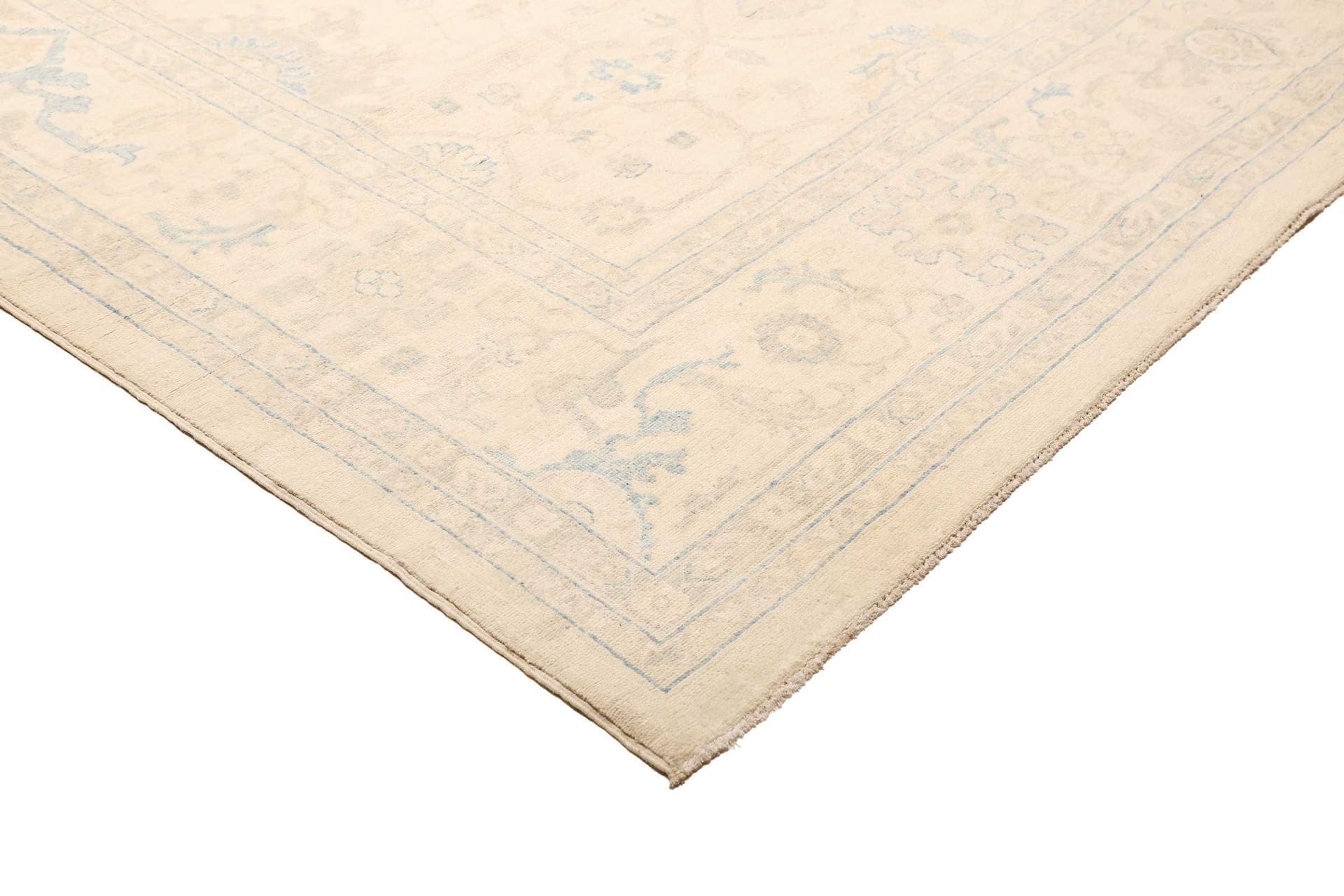 Hand-Knotted Wool Ziegler Pakistani Rug, 279 × 365 cm