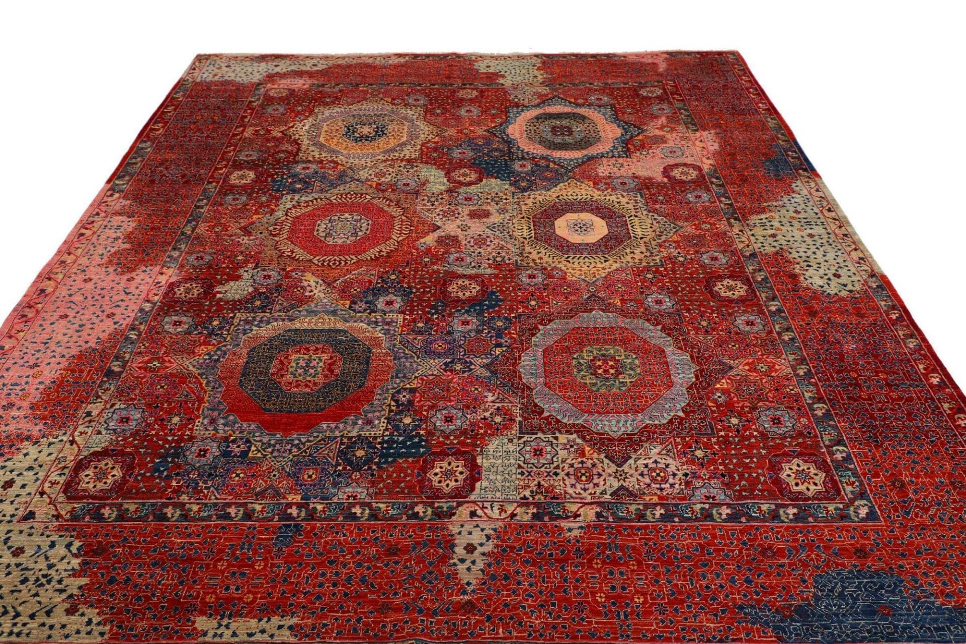 Mamluk Pakistani Rug 249 × 300 cm, Wool, hand-knotted