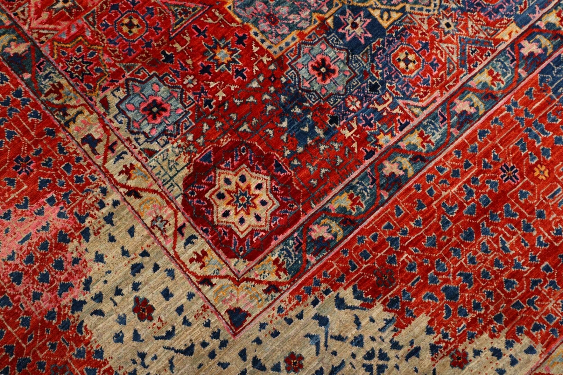 Mamluk Pakistani Rug 249 × 300 cm, Wool, hand-knotted