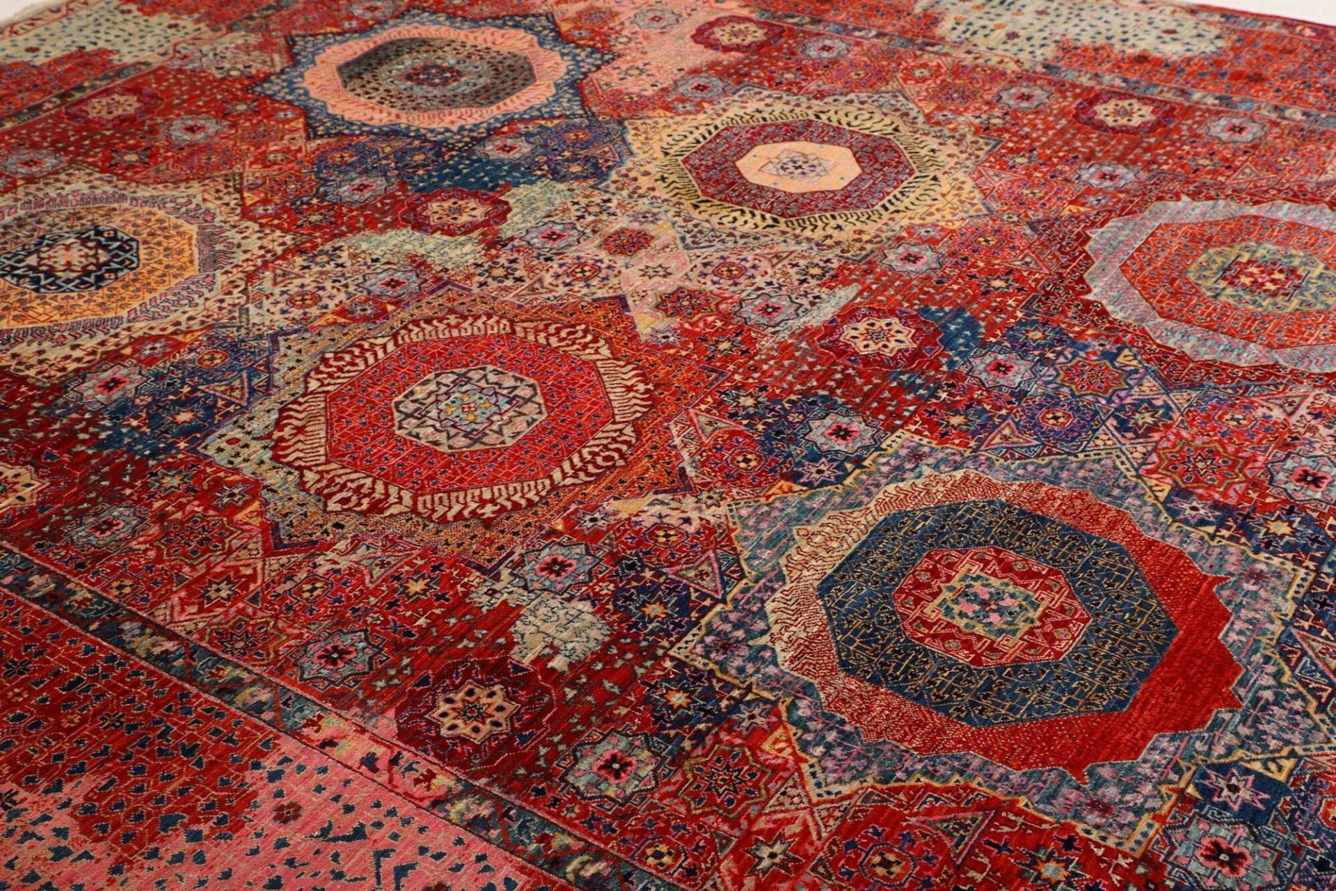 Mamluk Pakistani Rug 249 × 300 cm, Wool, hand-knotted