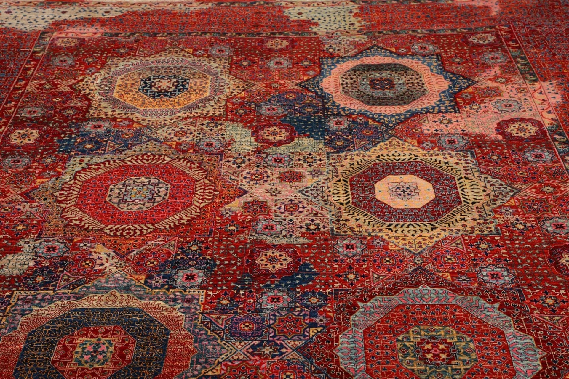 Mamluk Pakistani Rug 249 × 300 cm, Wool, hand-knotted