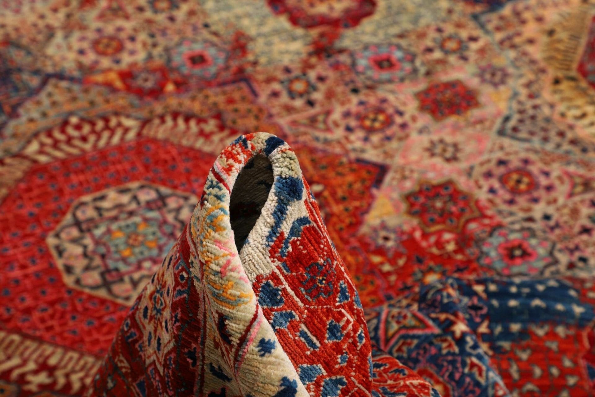 Mamluk Pakistani Rug 249 × 300 cm, Wool, hand-knotted