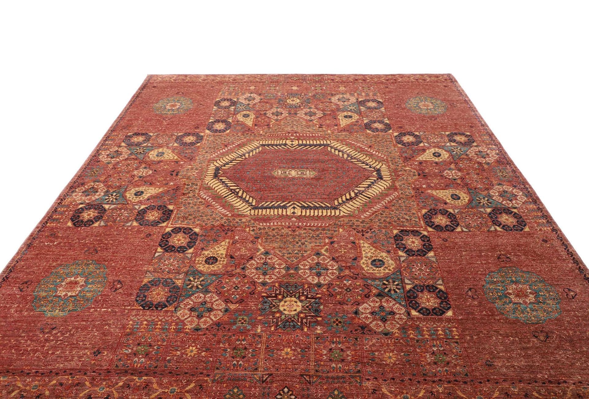 mamluk-orientteppich-248-x-306cm-seide-handgeknupft-3 Mamluk Pakistani Rug 248 × 306 cm, Wool, hand-knotted