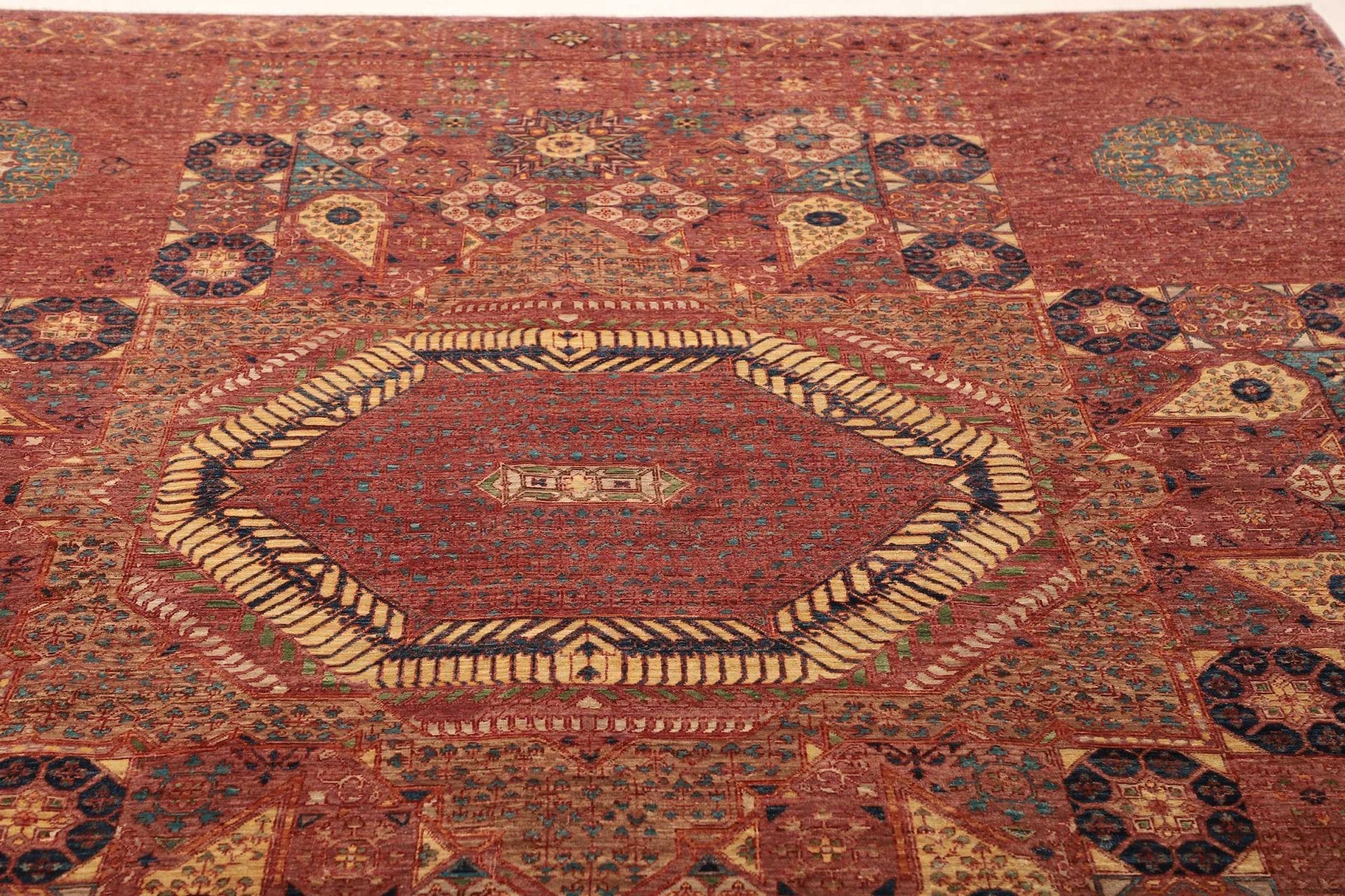 mamluk-orientteppich-248-x-306cm-seide-handgeknupft-7 Mamluk Pakistani Rug 248 × 306 cm, Wool, hand-knotted