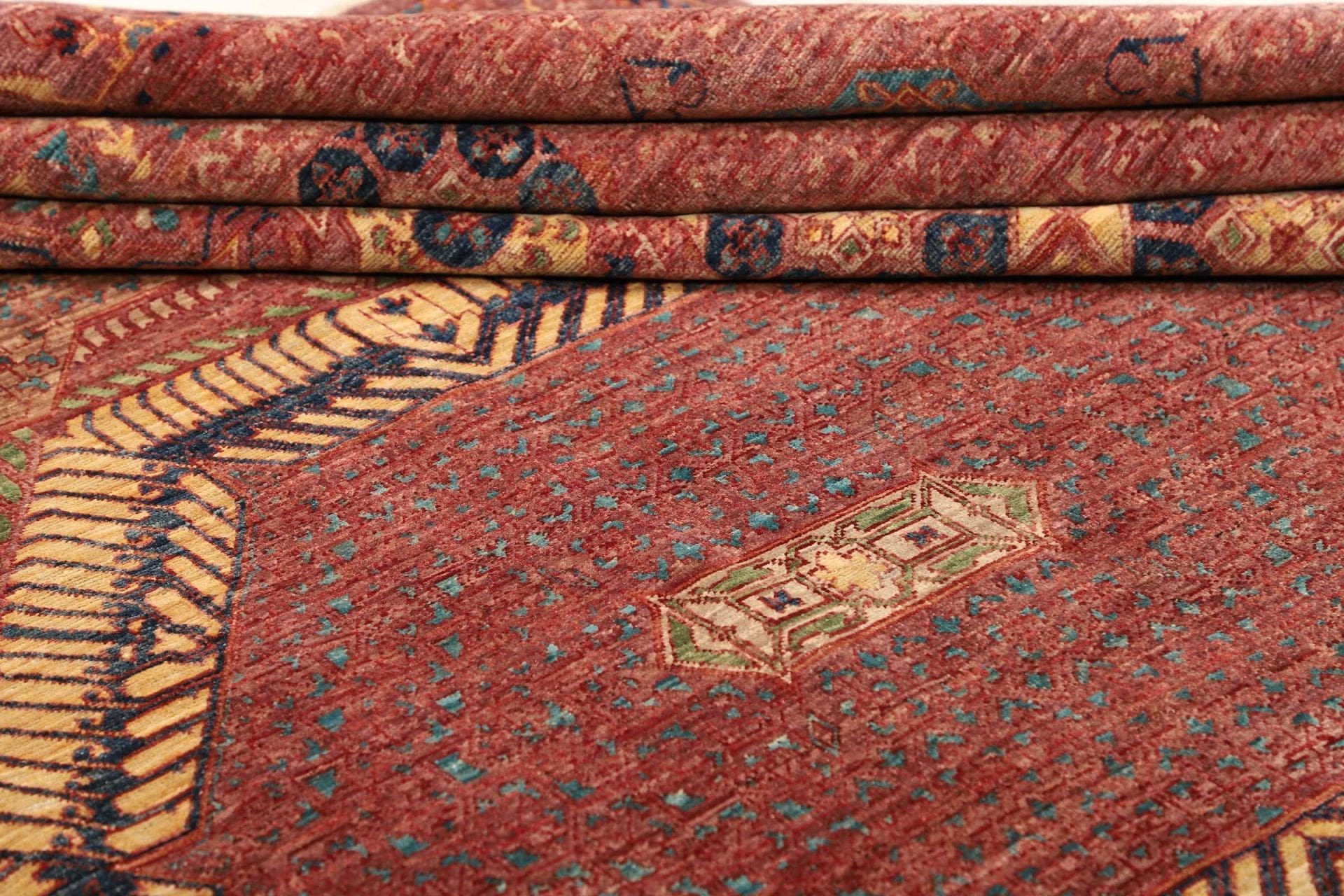 mamluk-orientteppich-248-x-306cm-seide-handgeknupft-9 Mamluk Pakistani Rug 248 × 306 cm, Wool, hand-knotted