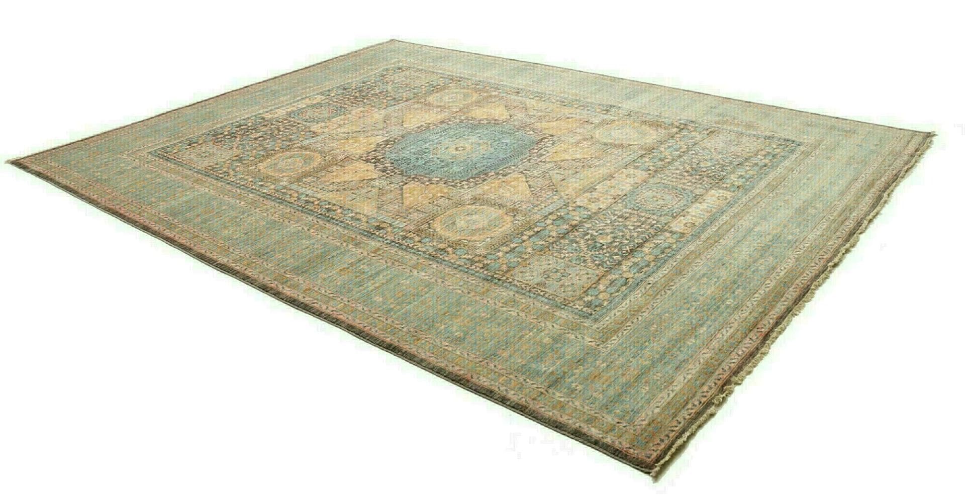 Mamluk Pakistani Rug — hand-knotted, 279 × 356 cm, Wool