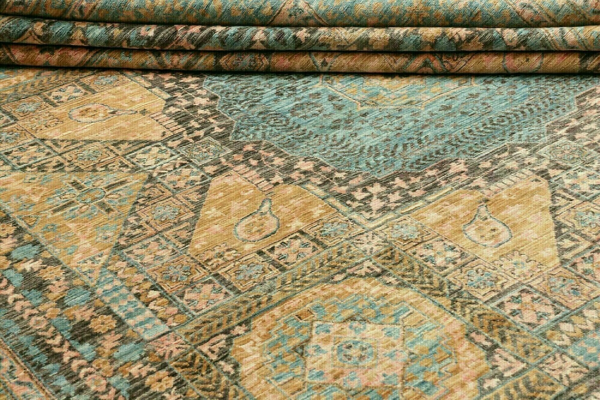 Mamluk Pakistani Rug — hand-knotted, 279 × 356 cm, Wool