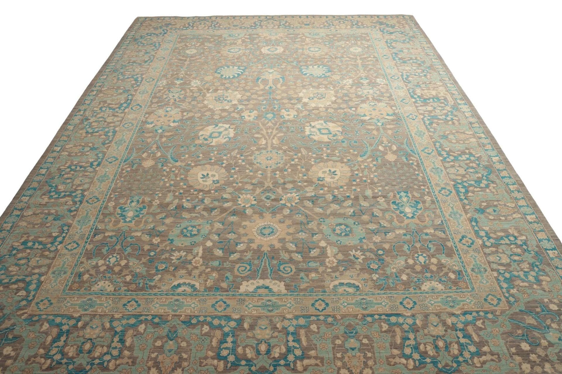 ziegler-orientteppich-302-x-429cm-schurwolle-handgeknupft-3 Hand-Knotted Wool Ziegler Pakistani Rug, 302 × 429 cm