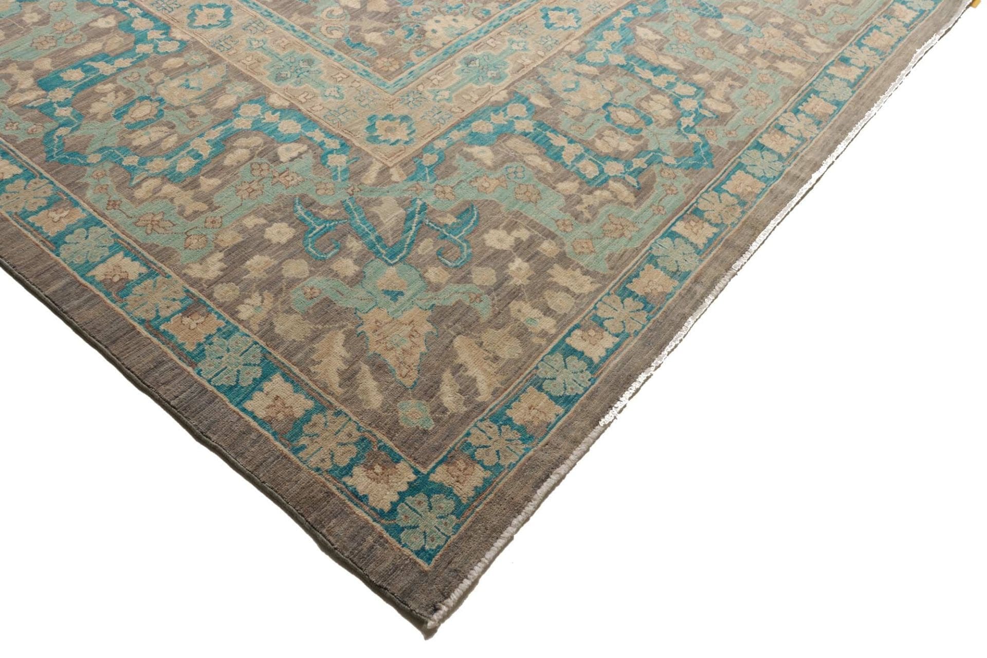 ziegler-orientteppich-302-x-429cm-schurwolle-handgeknupft-4 Hand-Knotted Wool Ziegler Pakistani Rug, 302 × 429 cm