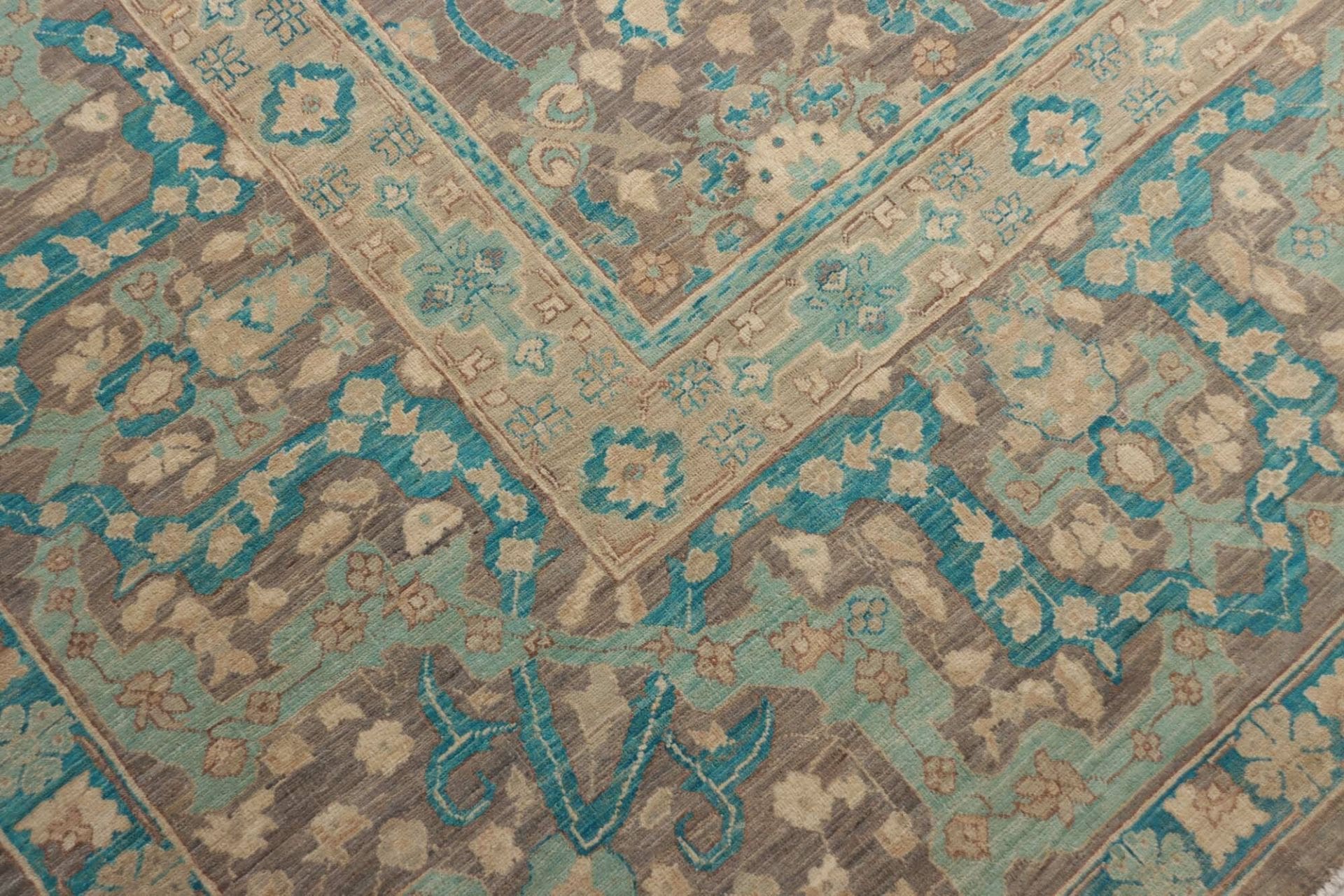 ziegler-orientteppich-302-x-429cm-schurwolle-handgeknupft-5 Hand-Knotted Wool Ziegler Pakistani Rug, 302 × 429 cm
