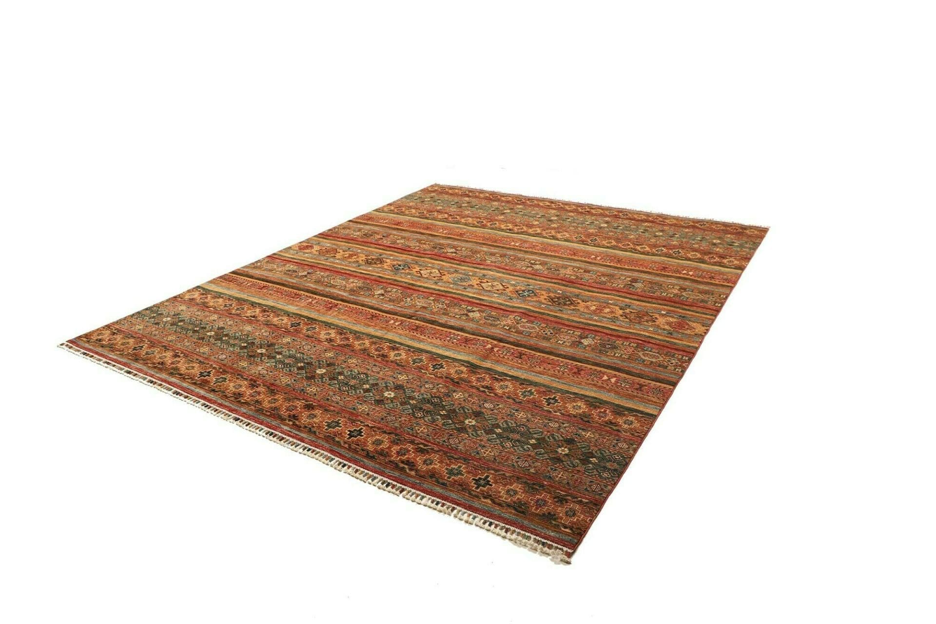 orientteppich-samarkand-252-x-303-cm-handgeknupft-wolle-bunt-1 Hand-Knotted Wool Samarkand Pakistani Rug, 252 × 303 cm