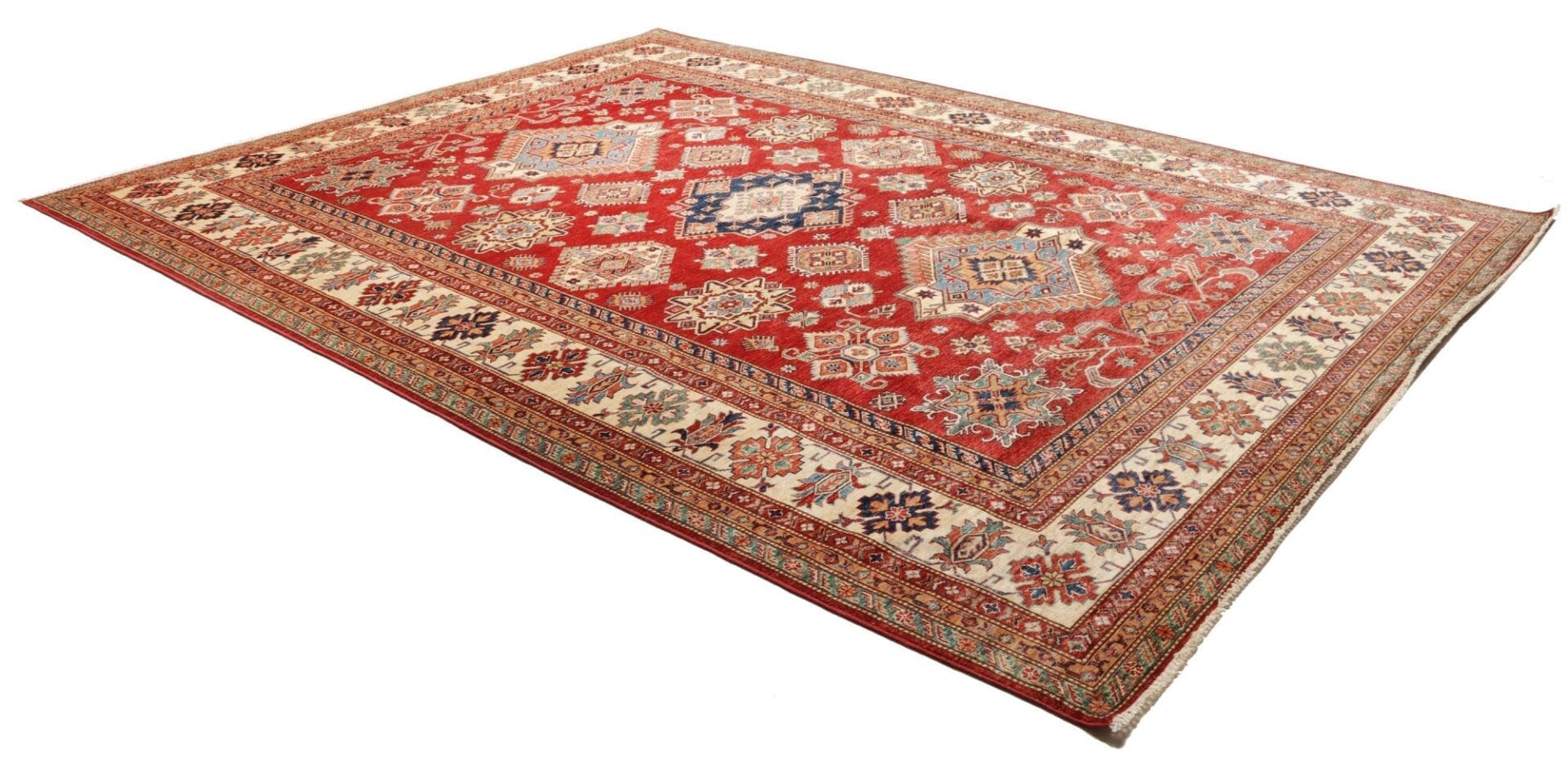 Kazak Pakistani Rug — hand-knotted, 283 × 370 cm, Wool