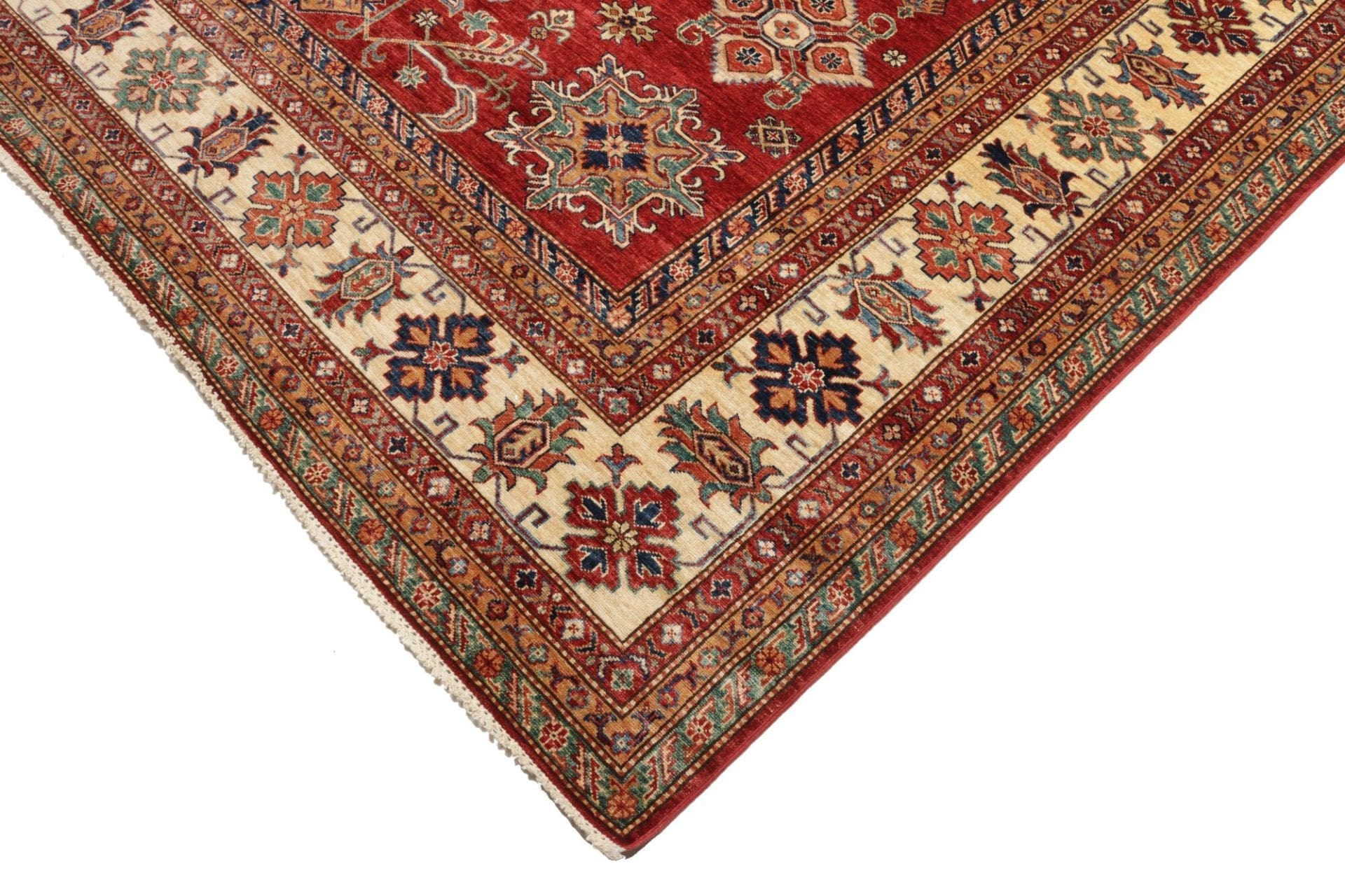 Kazak Pakistani Rug — hand-knotted, 283 × 370 cm, Wool